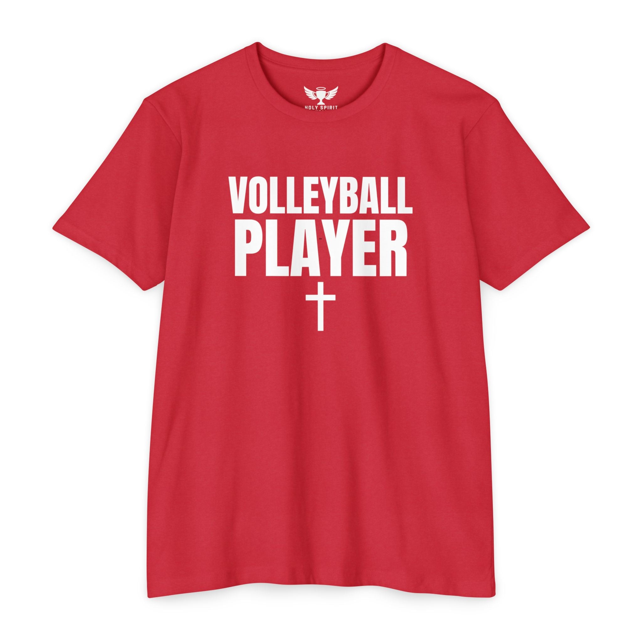 Volleyball Player T-Shirt — Custom Name & Number Sports Tee