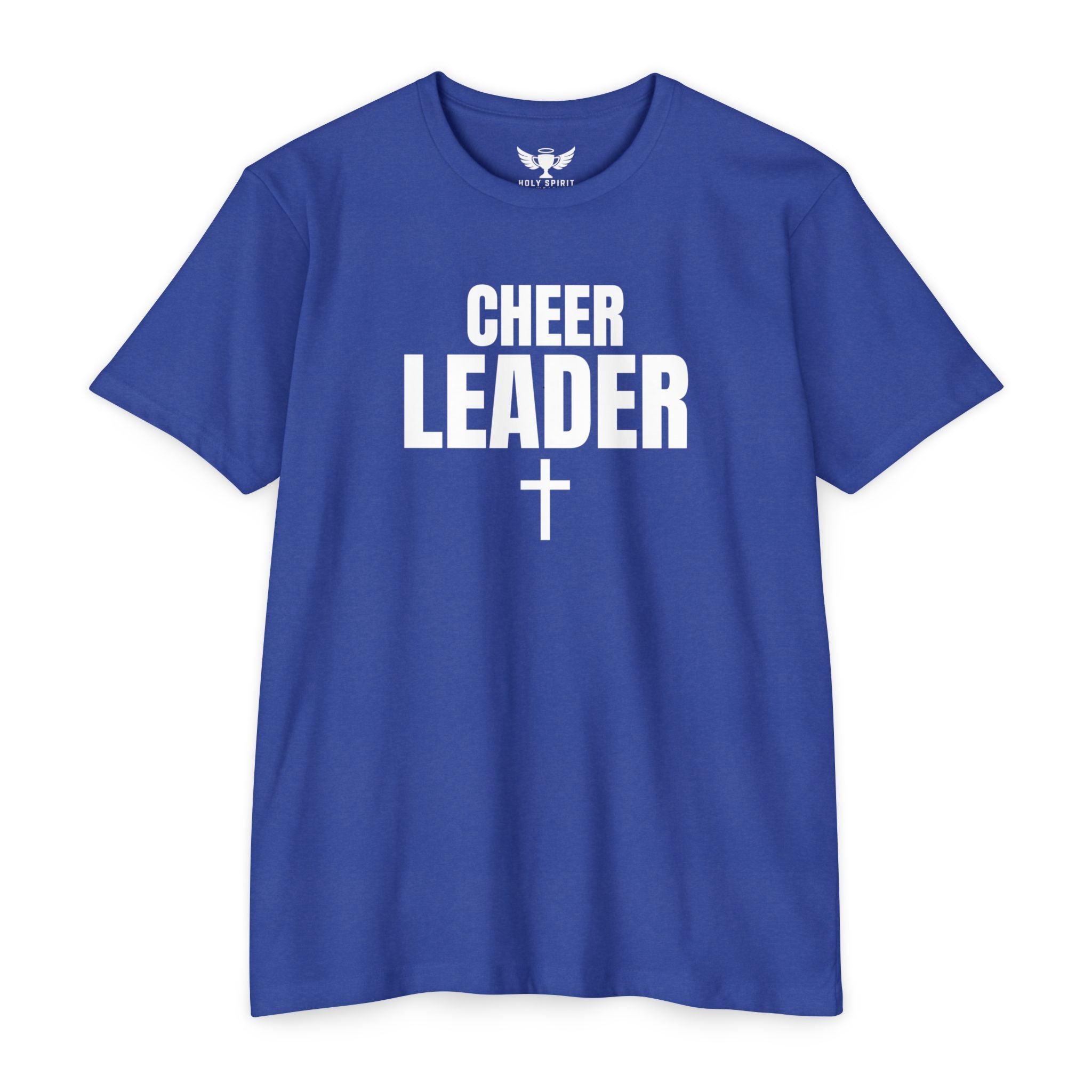 Cheer Leader T-Shirt with Cross — Personalized Back Name & Number