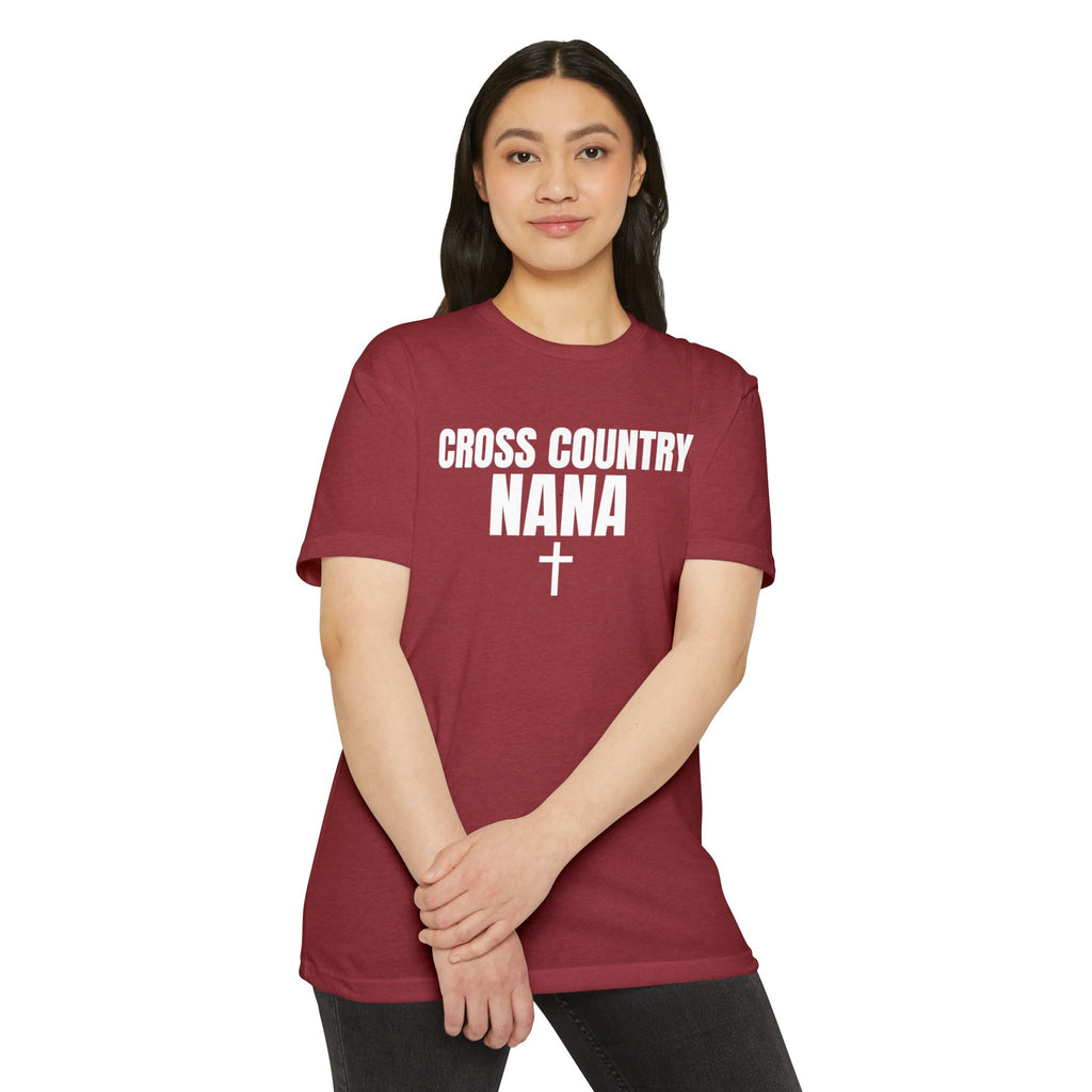 Cross Country Nana T-Shirt — Custom Back Name & Number Tee