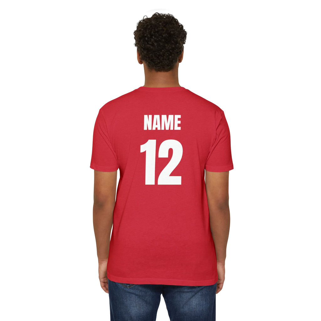 Soccer Aunt T-Shirt — Customizable Back Name & Number