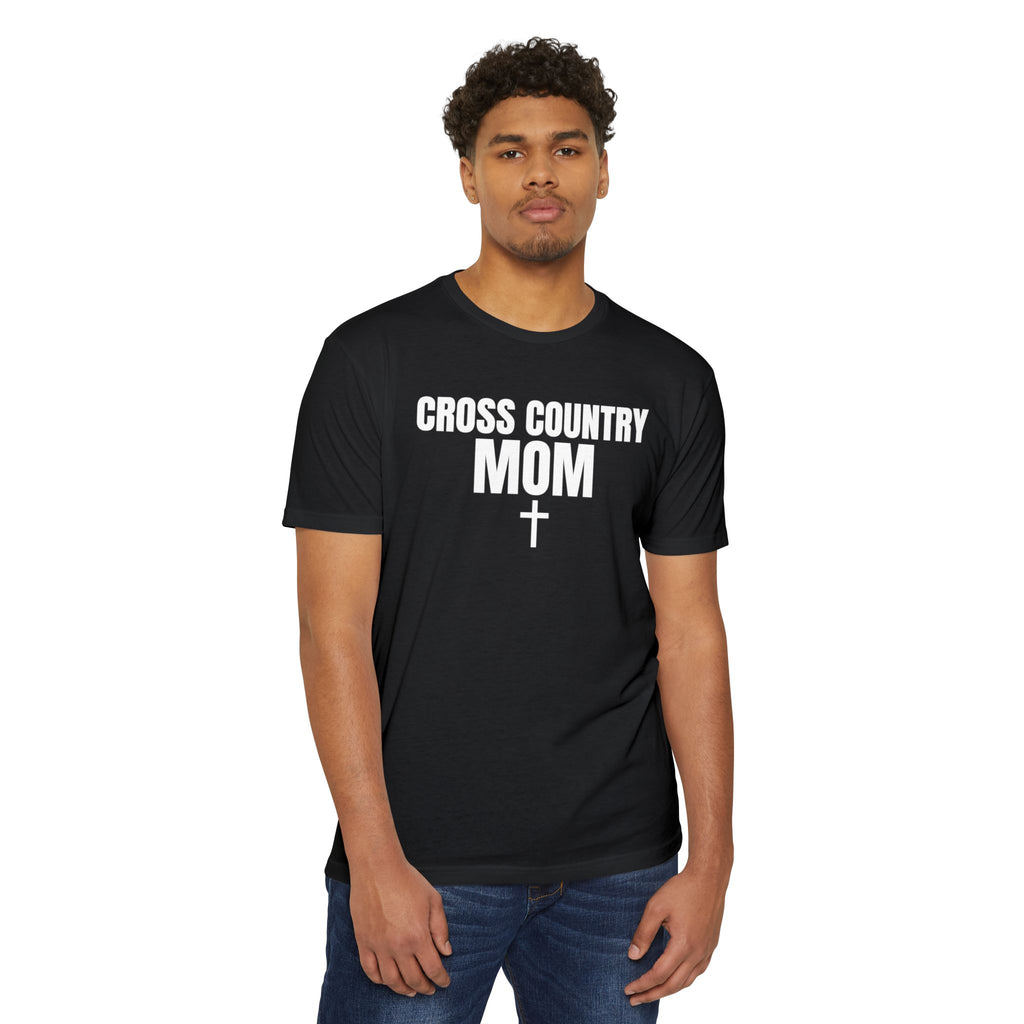 Cross Country Mom T-Shirt — Custom Name & Number Sports Tee