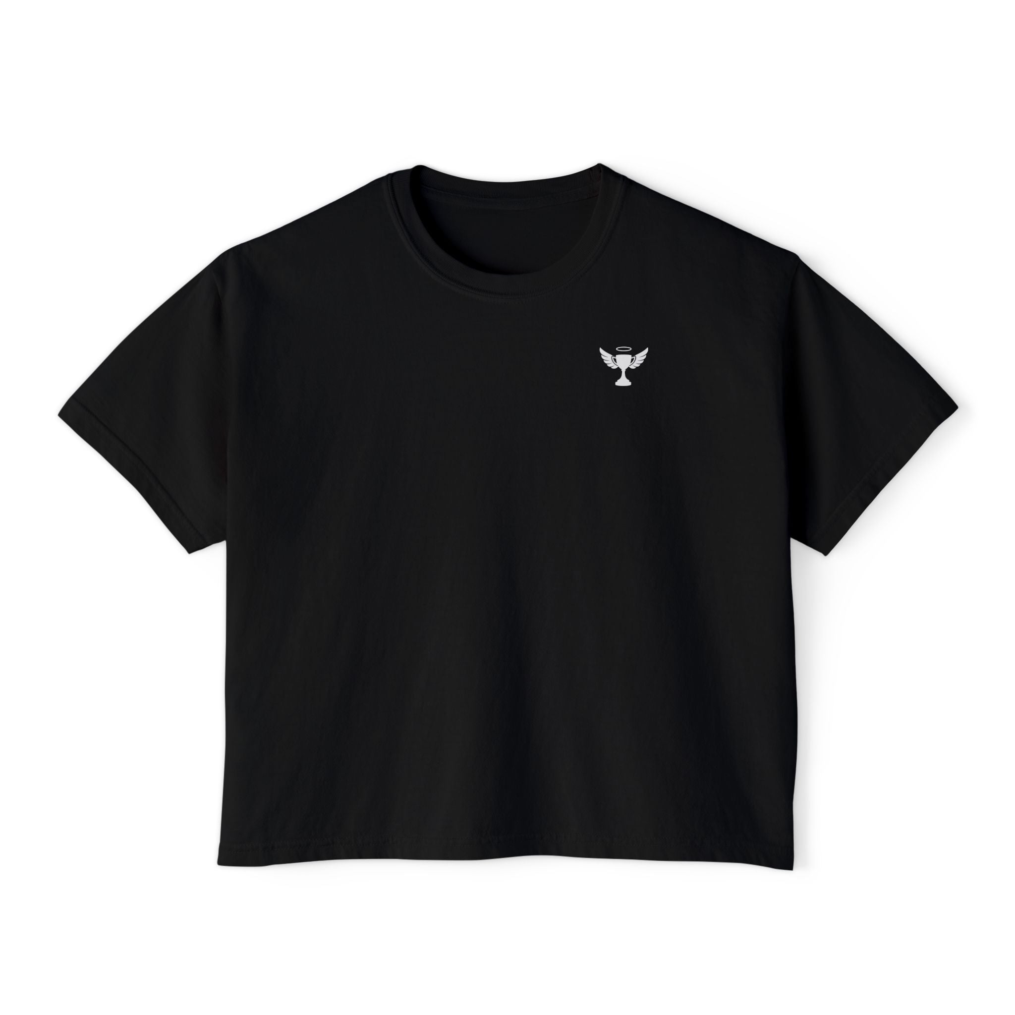 Psalm 144:1 Women's Logo Boxy Tee