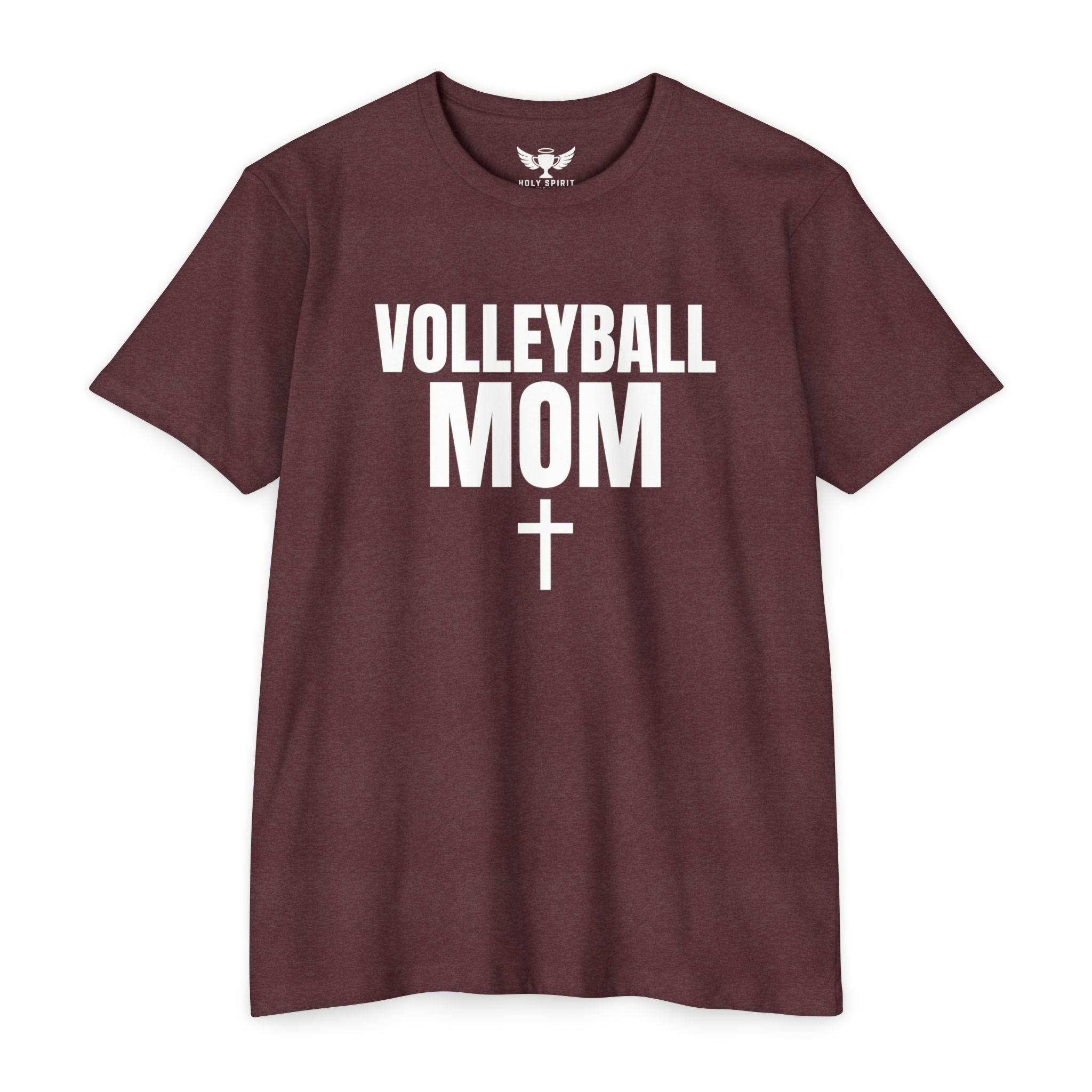 Volleyball Mom T‑Shirt — Custom Name & Number Sports Tee