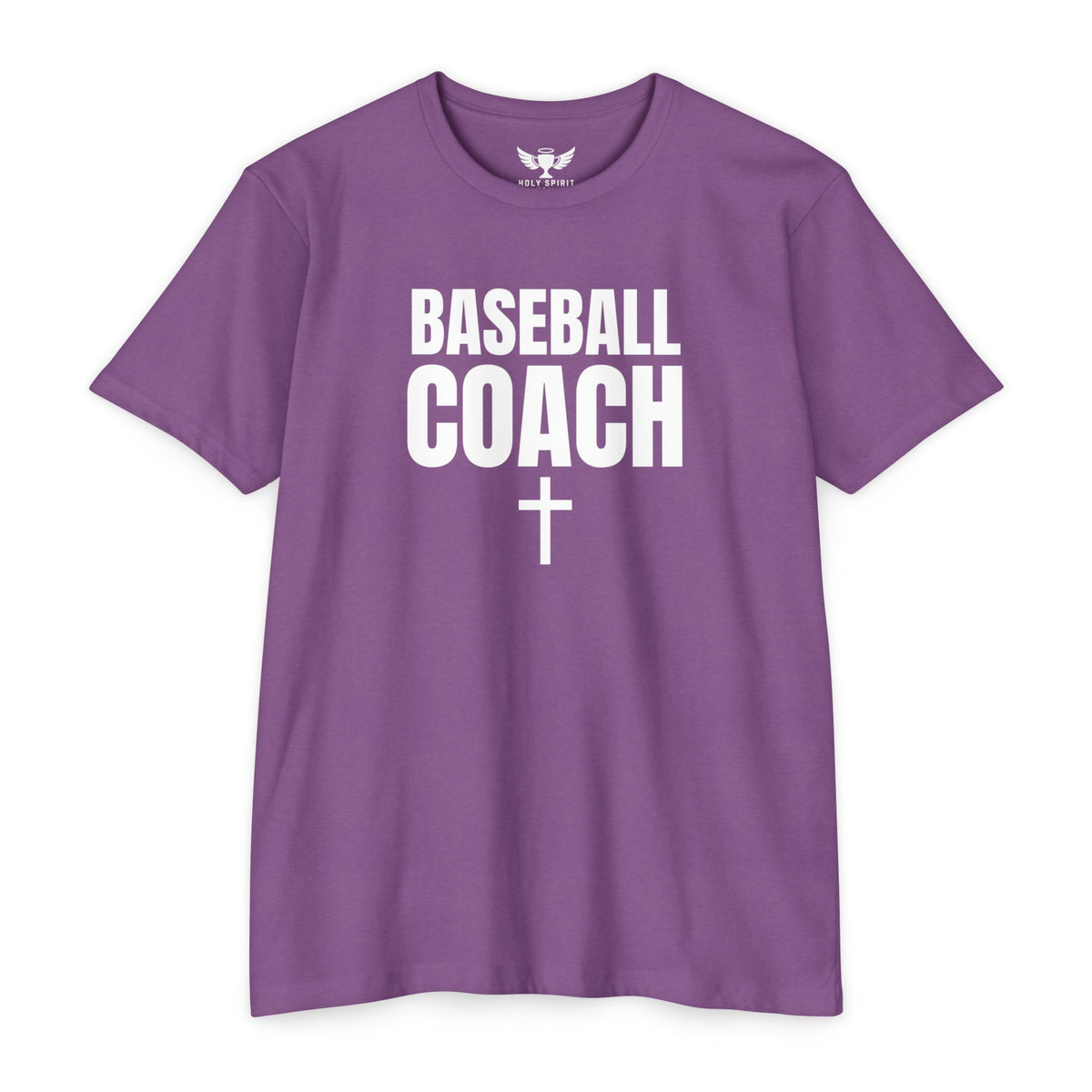 Baseball Coach T-Shirt — Custom Back Name & Number