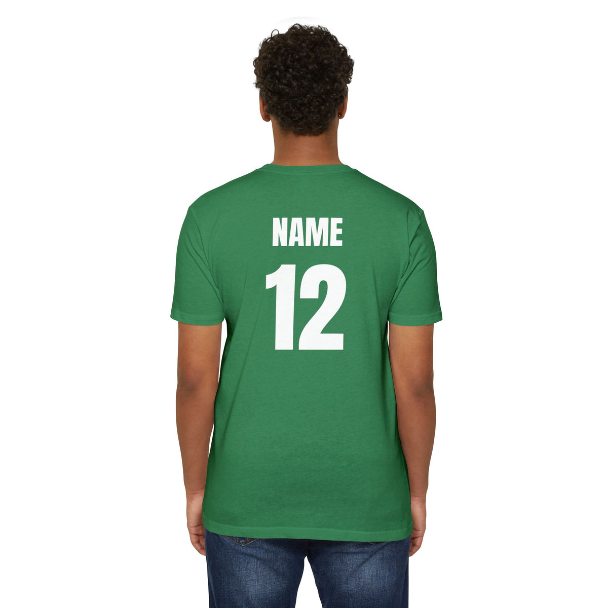 Baseball Dad T-Shirt — Custom Back Name & Number