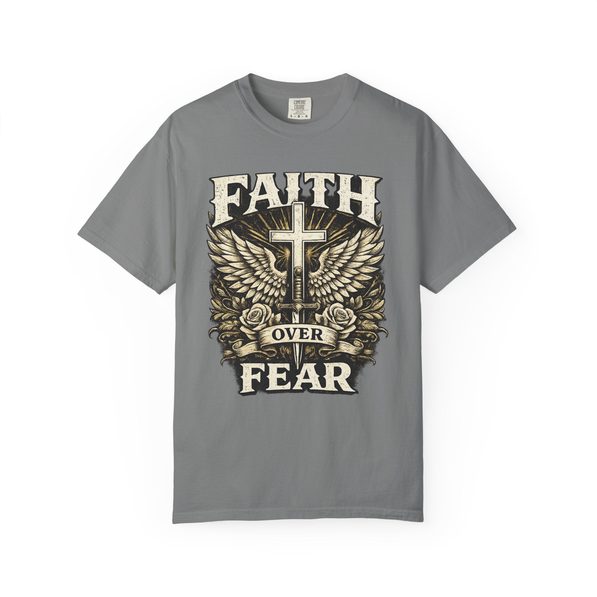 Faith Over Fear T‑Shirt — Bold Christian Street Wear Tee