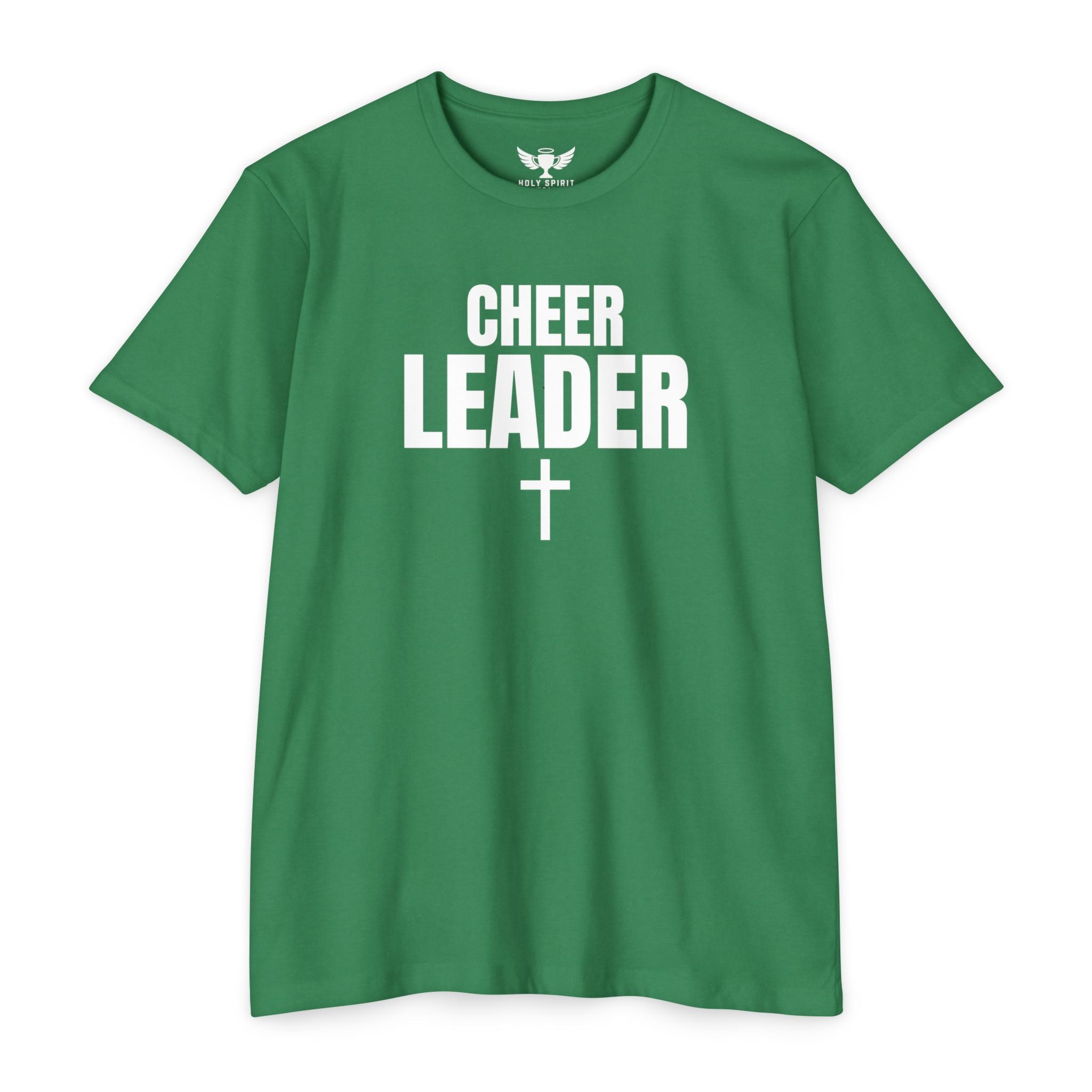 Cheer Leader T-Shirt with Cross — Personalized Back Name & Number
