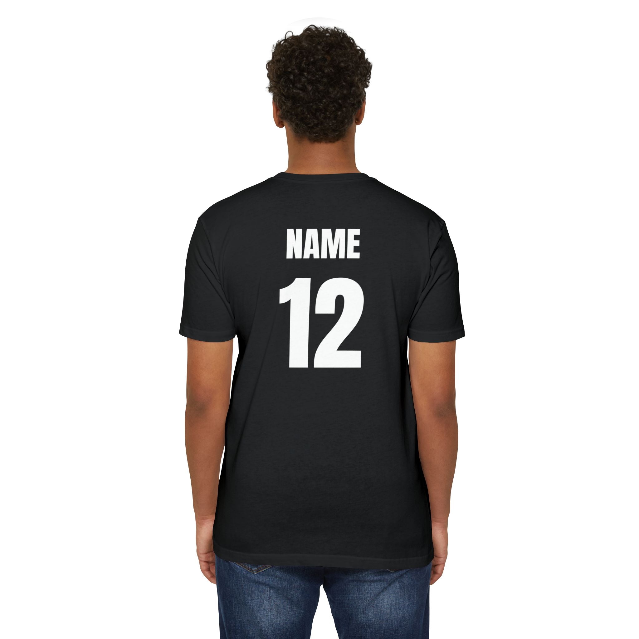 Baseball Mom T-Shirt - Custom Back Name & Number