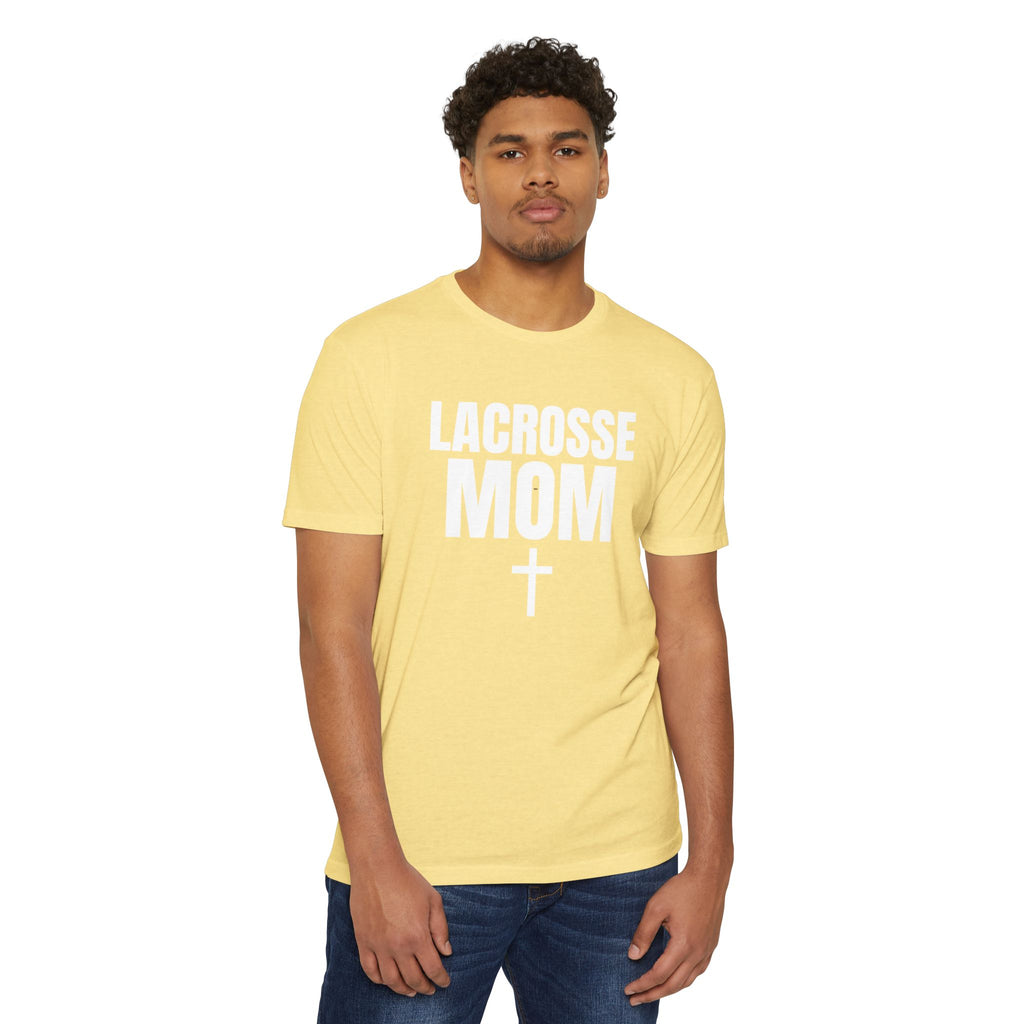 Lacrosse Mom T-Shirt - Custom Name & Number Sports Tee
