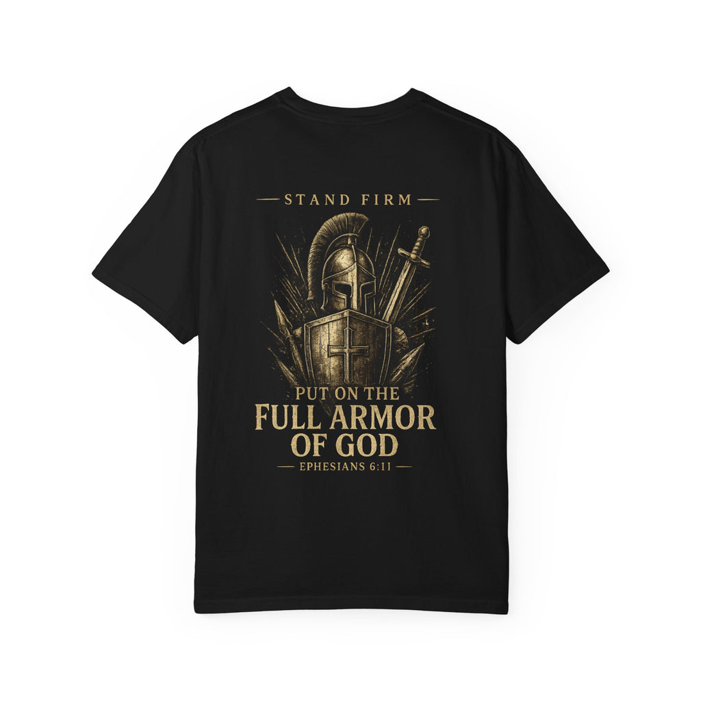 Ephesians 6:11 Streetwear T-Shirt — Comfort Colors Garment-Dyed Tee