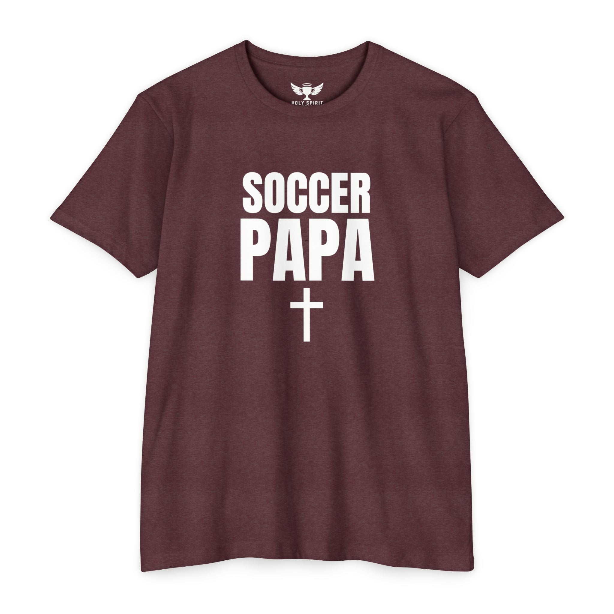 Soccer Papa T-Shirt — Personalized Back Name & Number