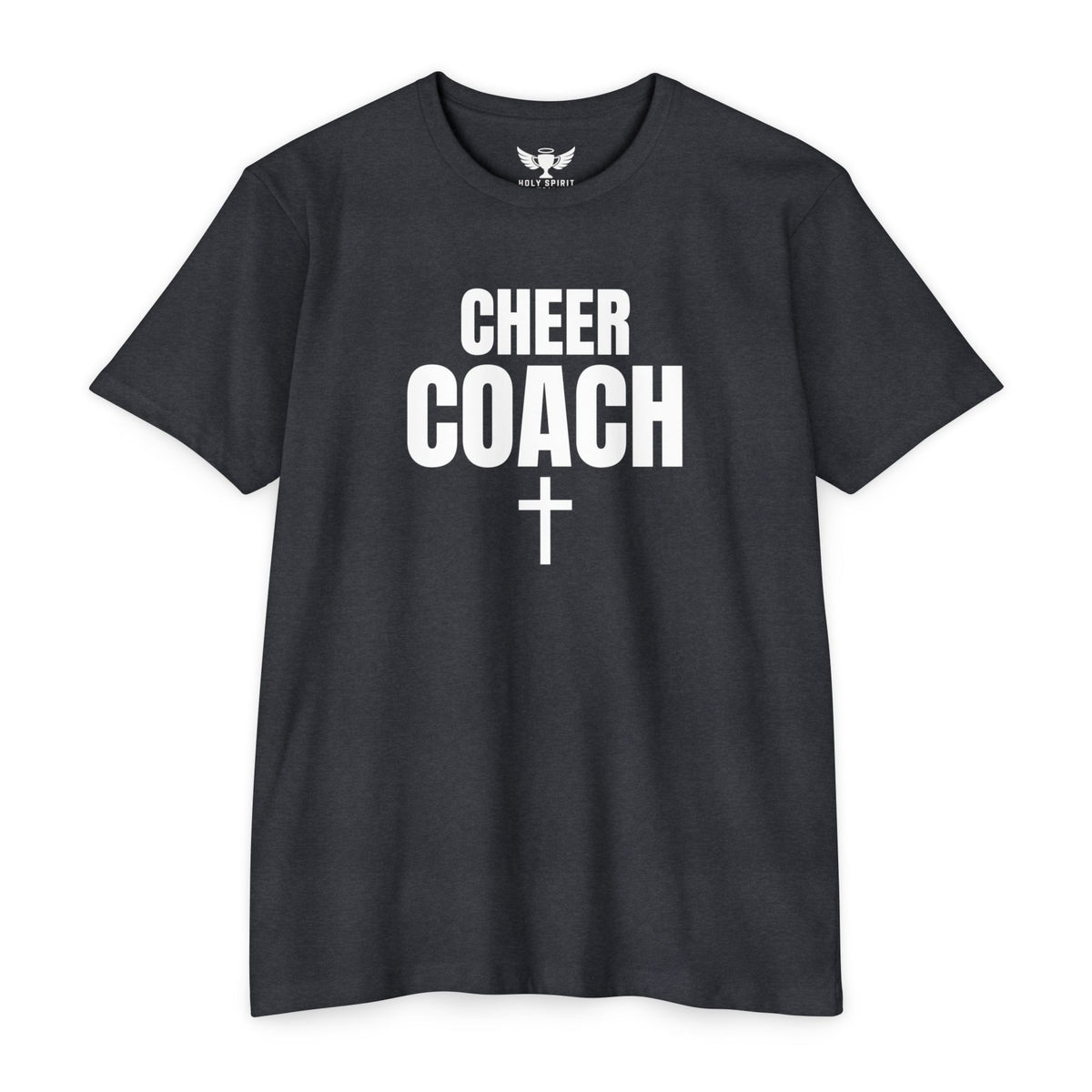Cheer Coach T-Shirt — Personalized Back Number & Name