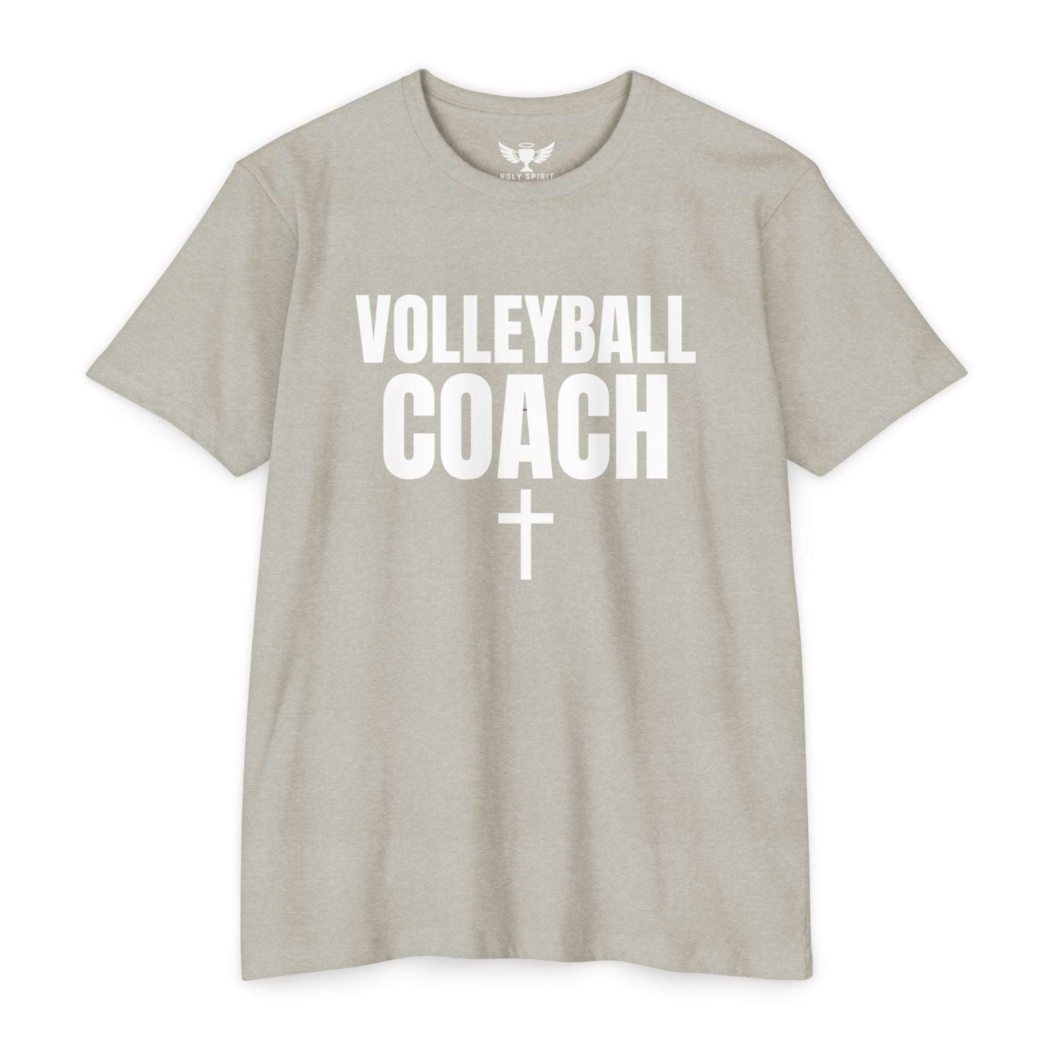 Volleyball Coach T-Shirt — Custom Name & Number Sports Tee