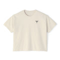 Psalm 144:1 Women's Logo Boxy Tee