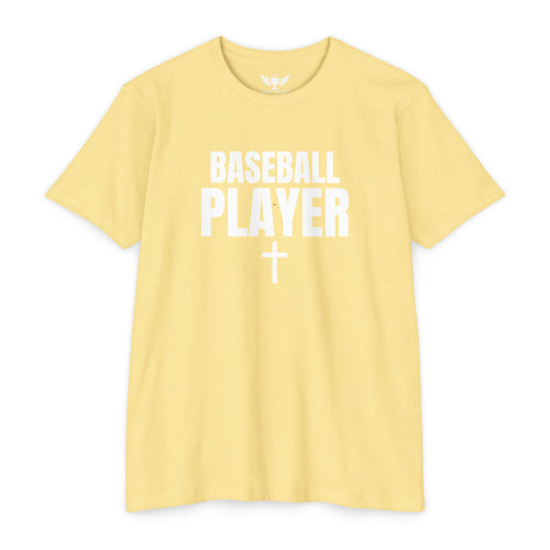 Baseball Player T-Shirt – Custom Back Name & Number