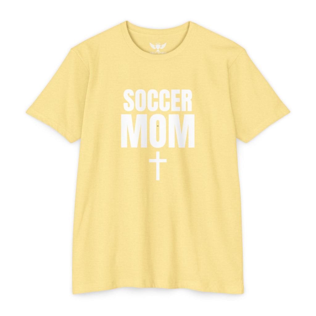 Soccer Mom T-Shirt — Custom Name & Number Sports Tee