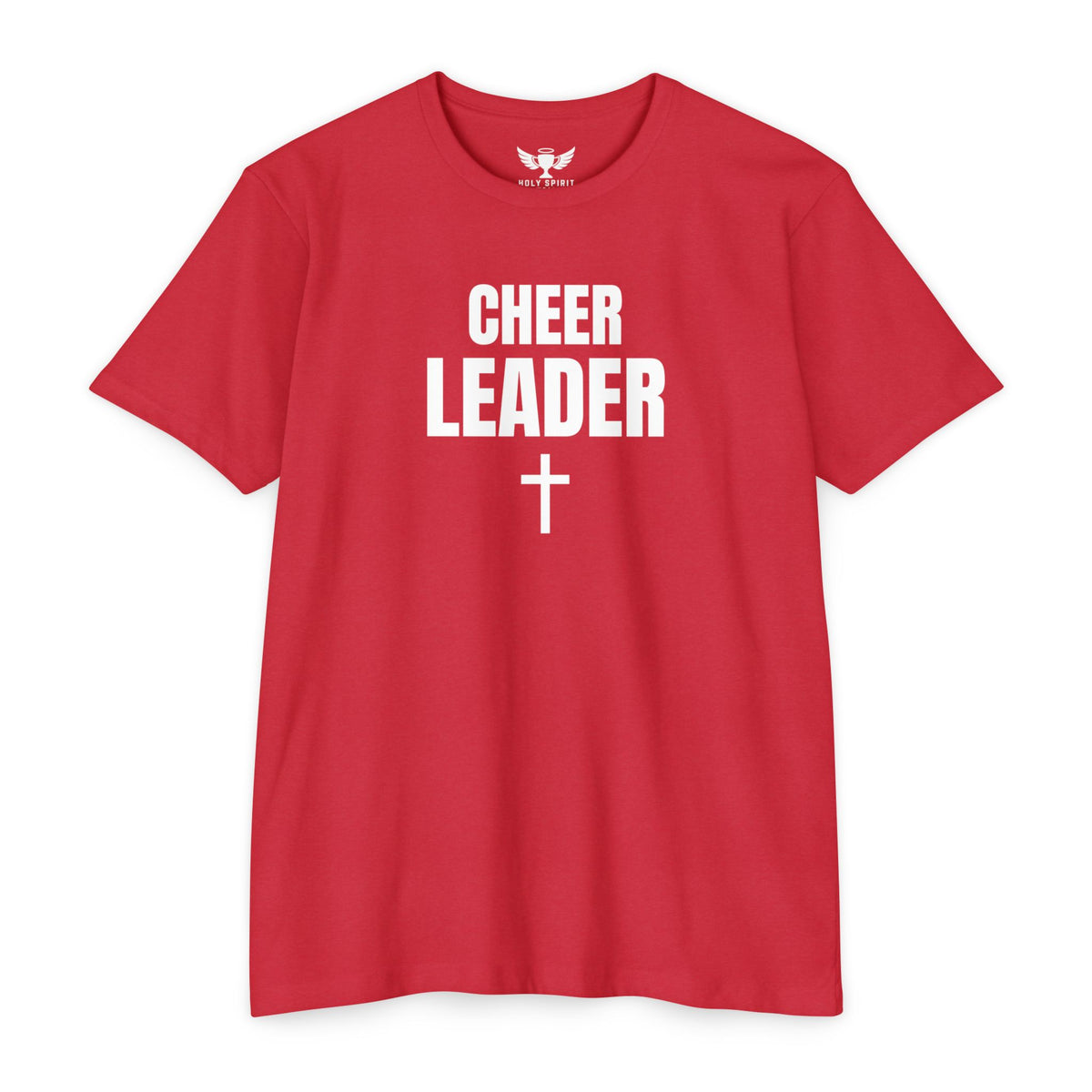 Cheer Leader T-Shirt with Cross — Personalized Back Name & Number
