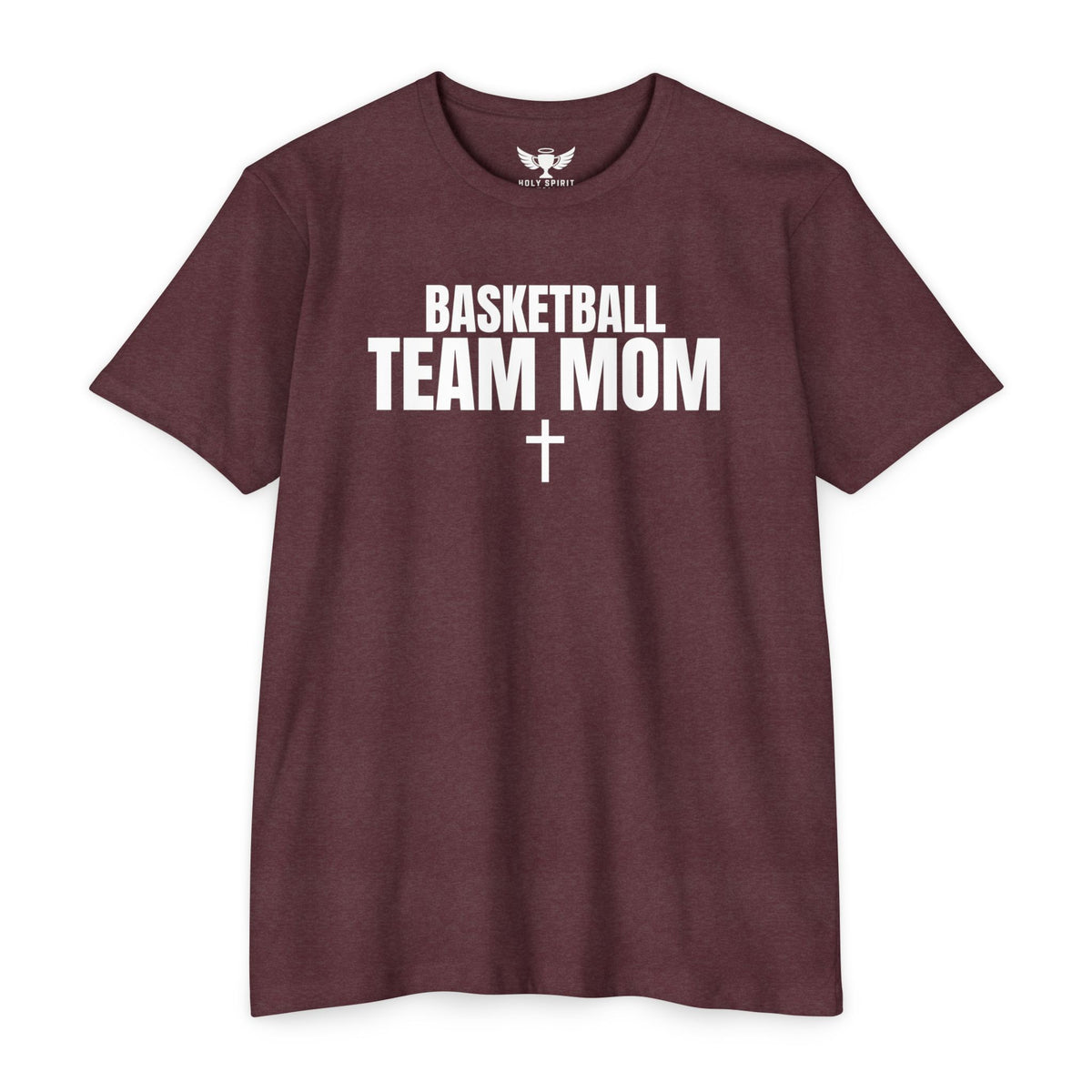 Basketball Team Mom T-Shirt — Custom Back Name & Number