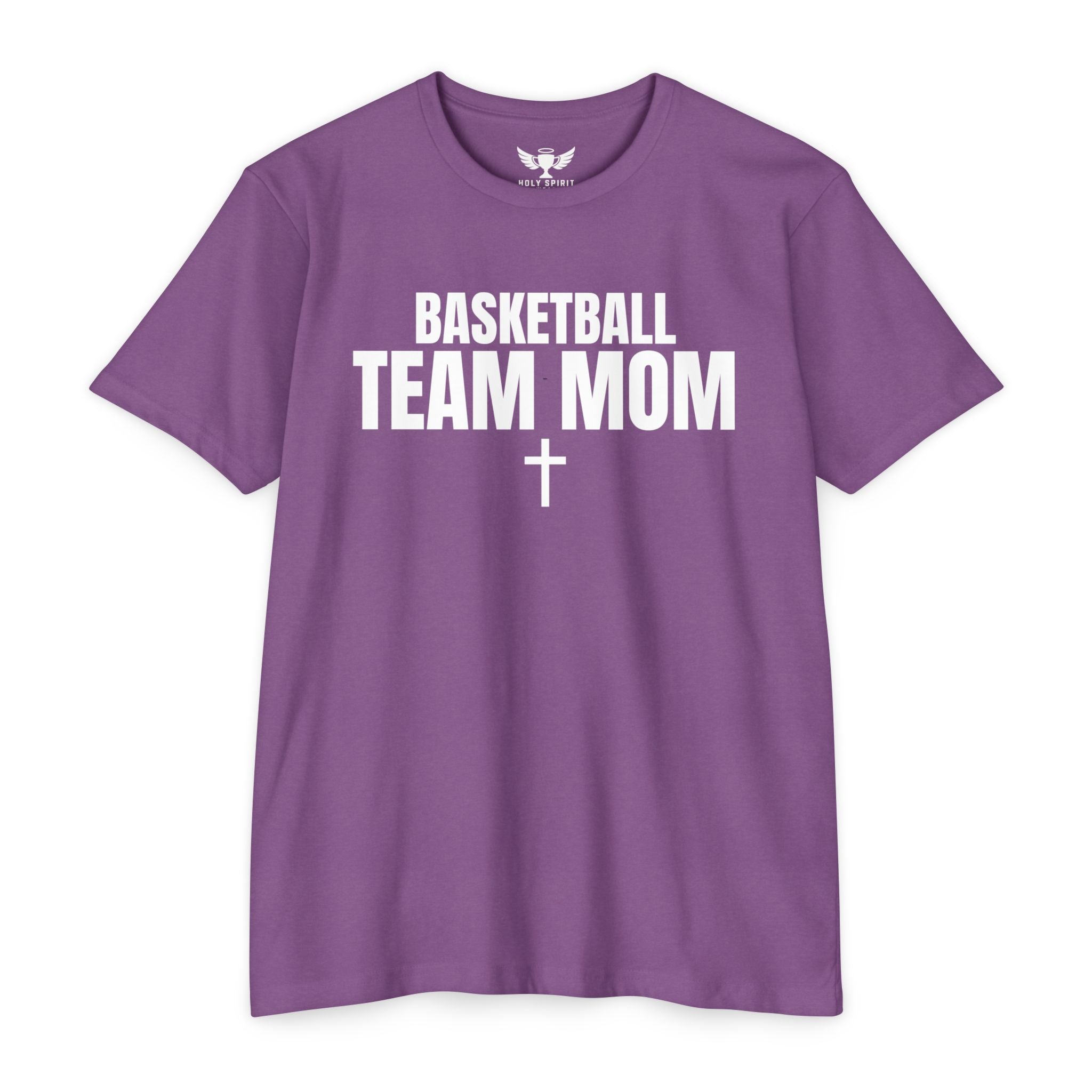 Basketball Team Mom T-Shirt — Custom Back Name & Number