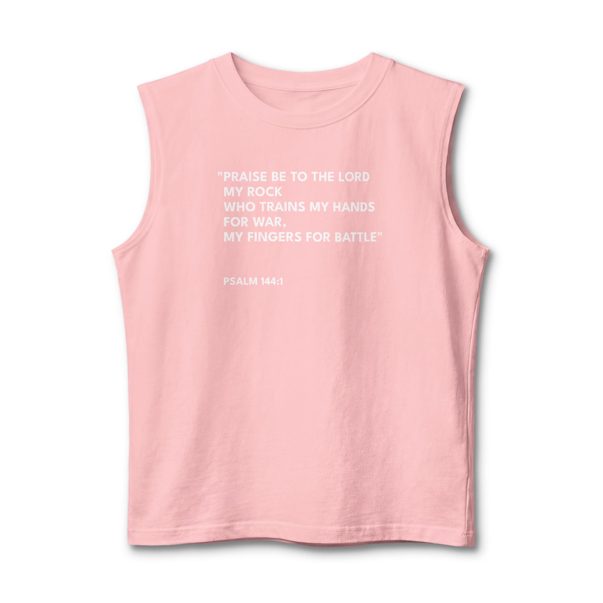 Psalm 144:1 Unisex Muscle Tank