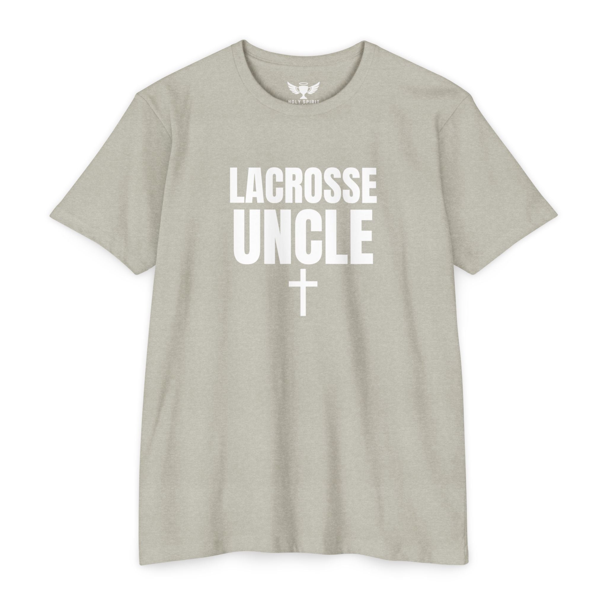 Lacrosse Uncle T-Shirt — Custom Name & Number Sports Tee