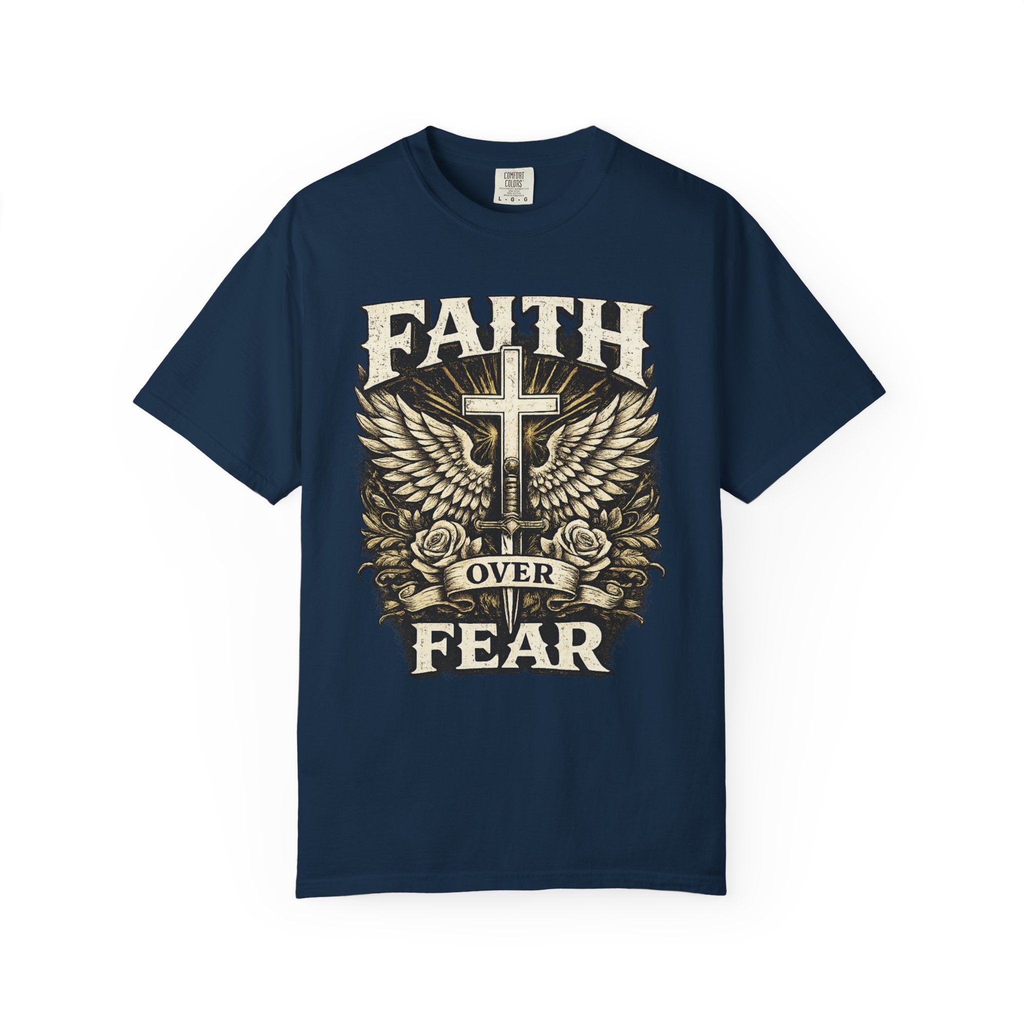 Faith Over Fear T‑Shirt — Bold Christian Street Wear Tee