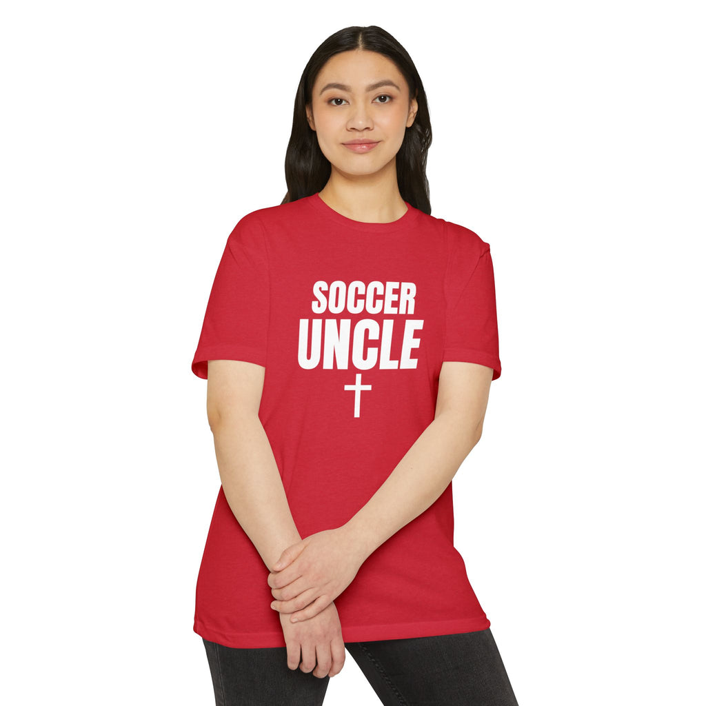 Soccer Uncle T-Shirt — Custom Name & Number Sports Tee