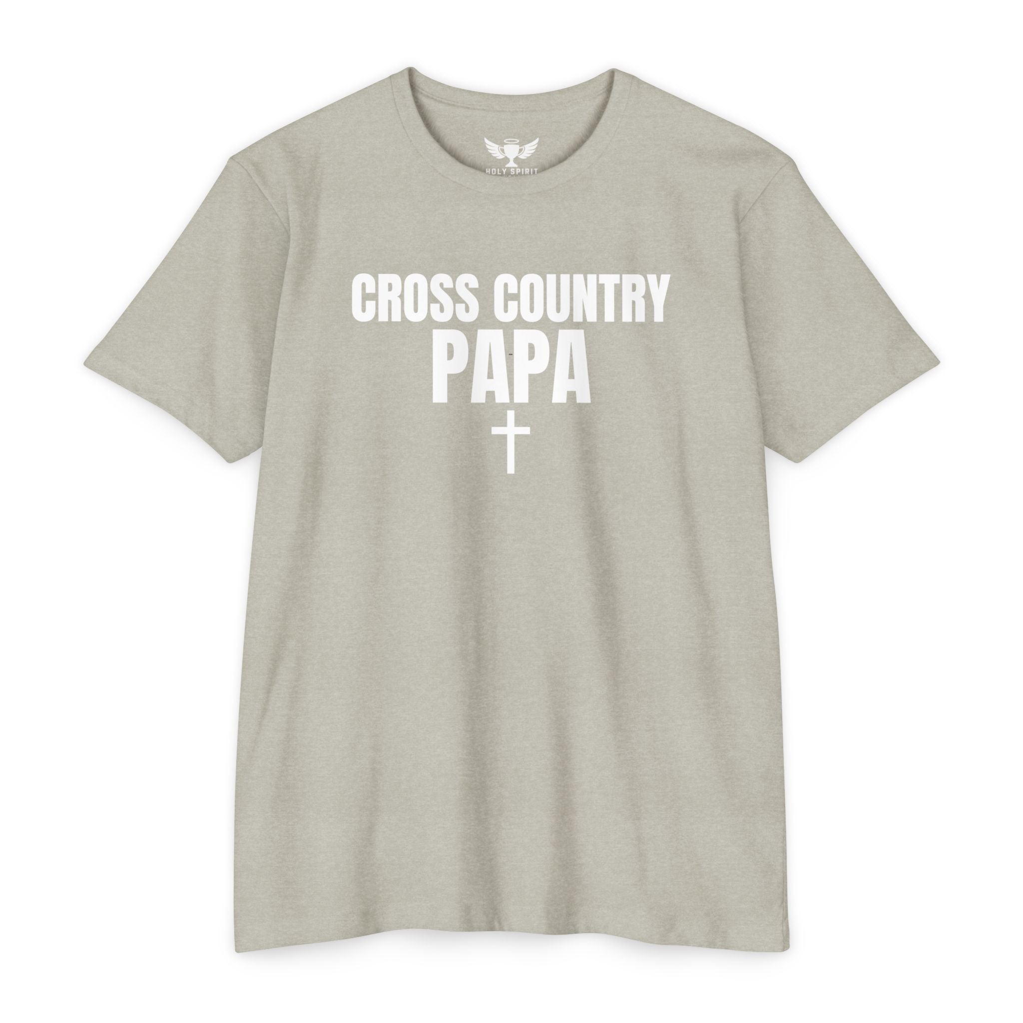 Cross Country Papa T-Shirt — Custom Back Name & Number