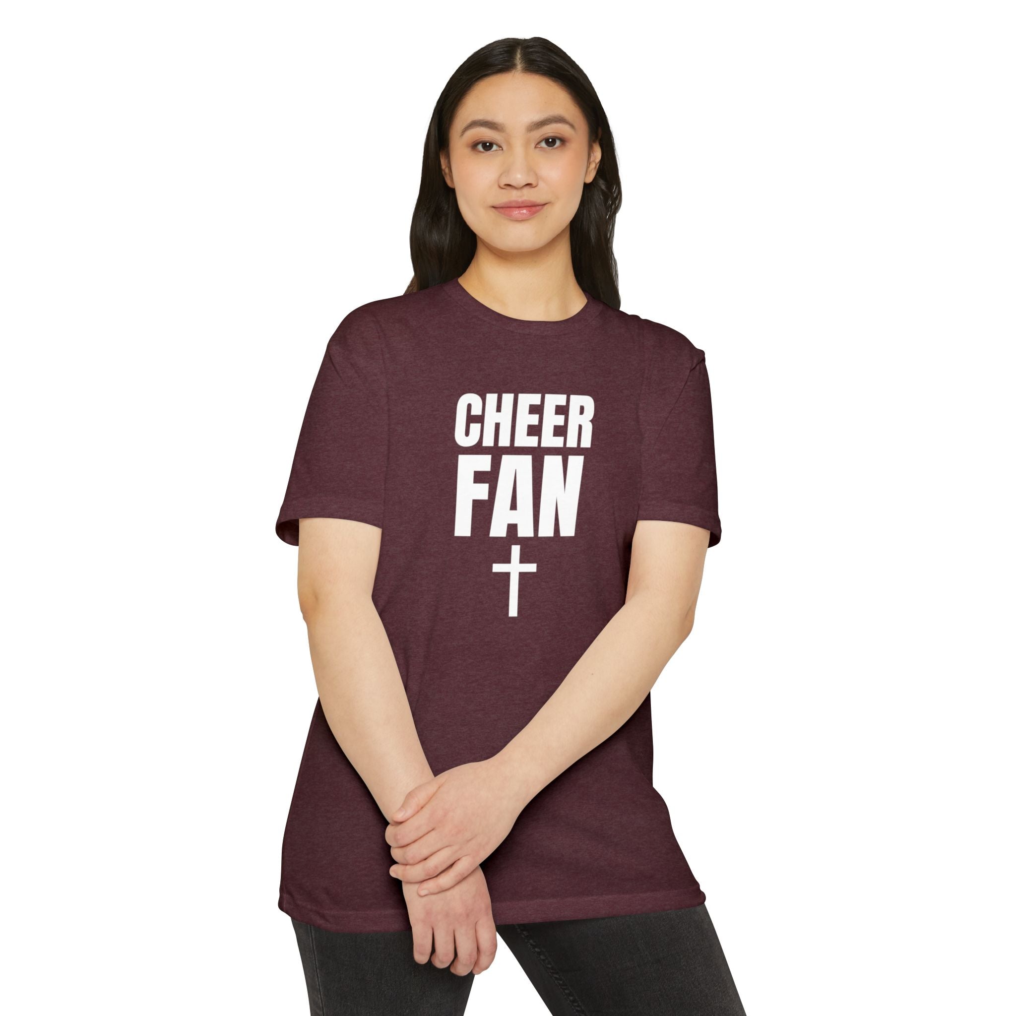 Cheer Fan T-Shirt — Personalized Back Name & Number