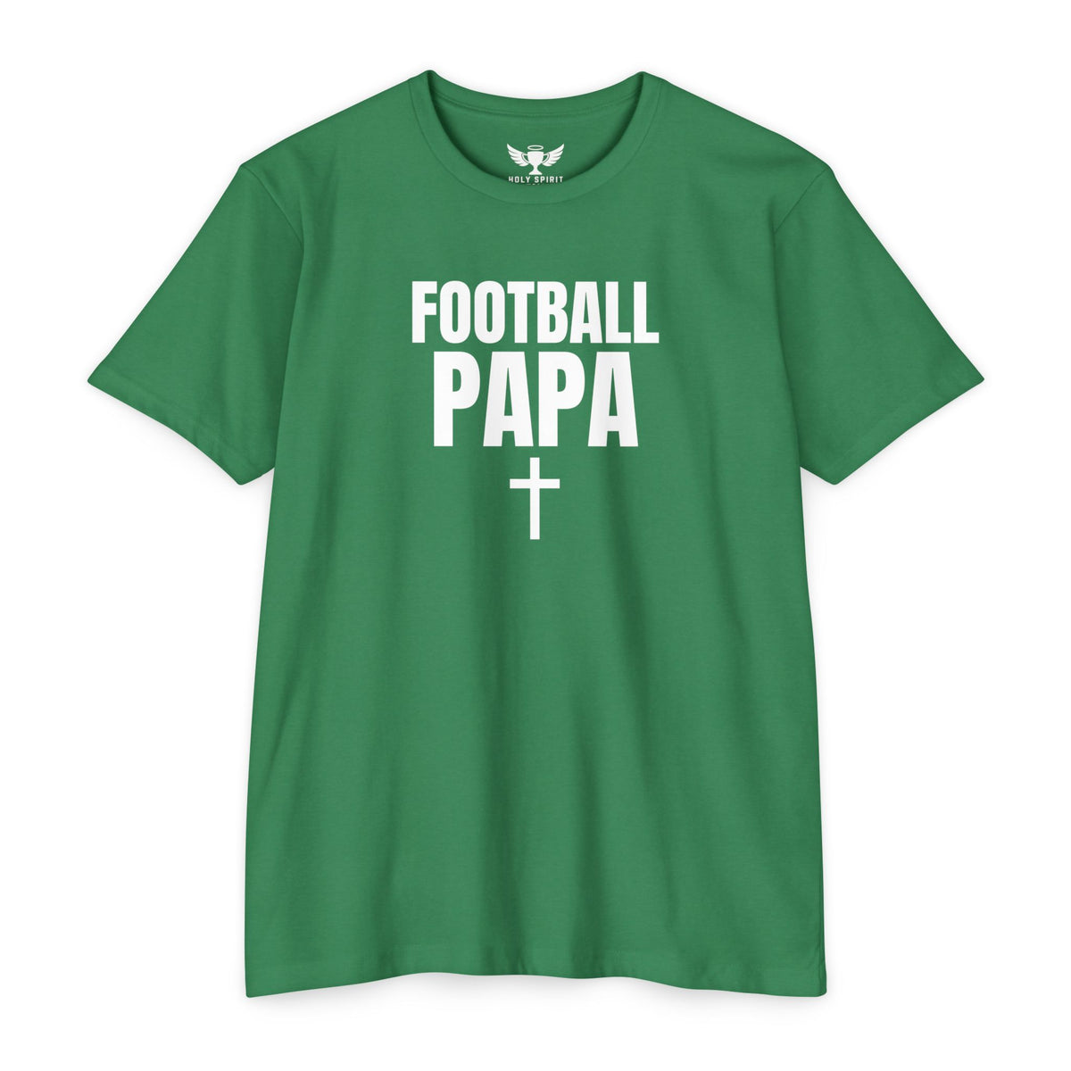 Football Papa T-Shirt — Personalized Back Name & Number Jersey