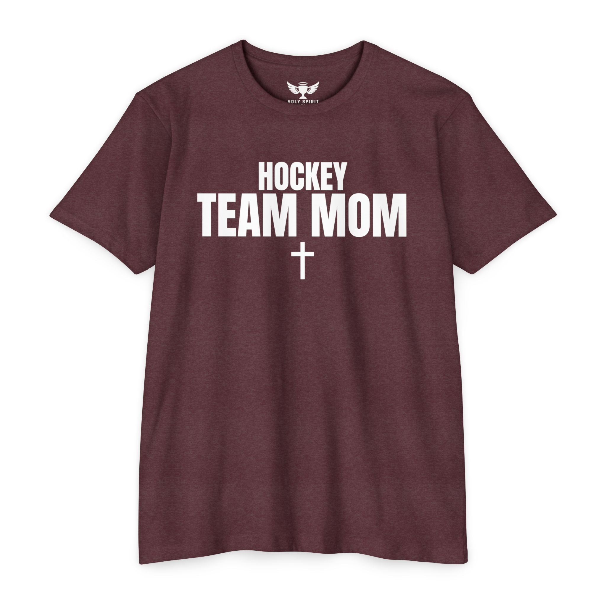 Hockey Team Mom T‑Shirt — Custom Name & Number Sports Tee