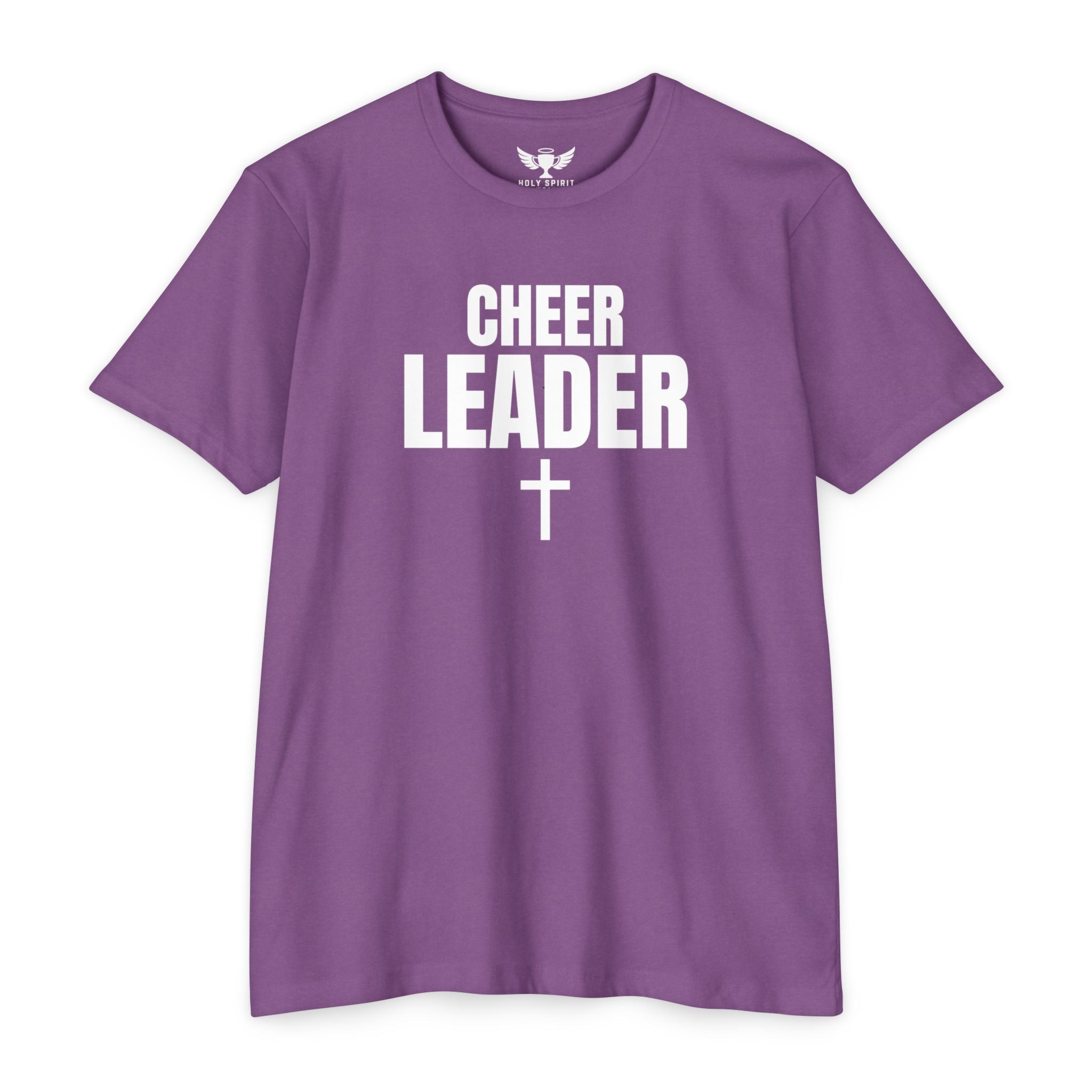 Cheer Leader T-Shirt with Cross — Personalized Back Name & Number