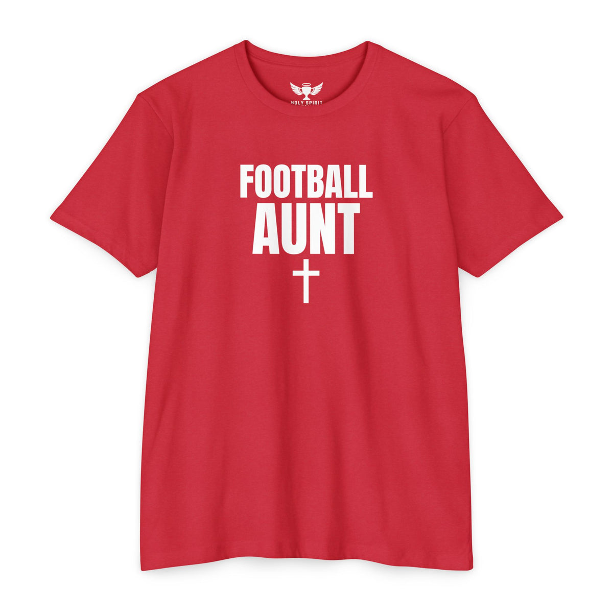 Football Aunt T-Shirt — Personalized Back Number & Name