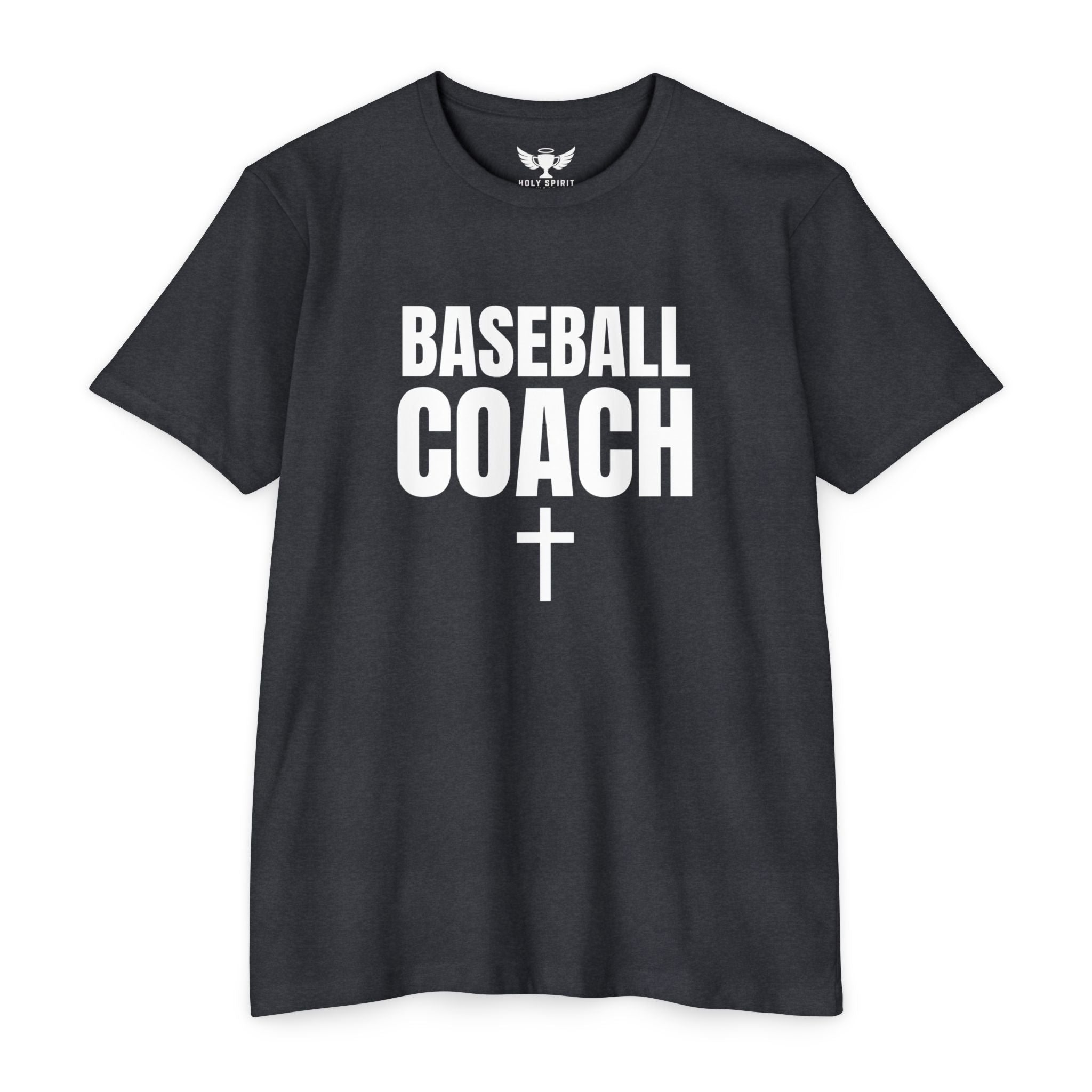 Baseball Coach T-Shirt — Custom Back Name & Number