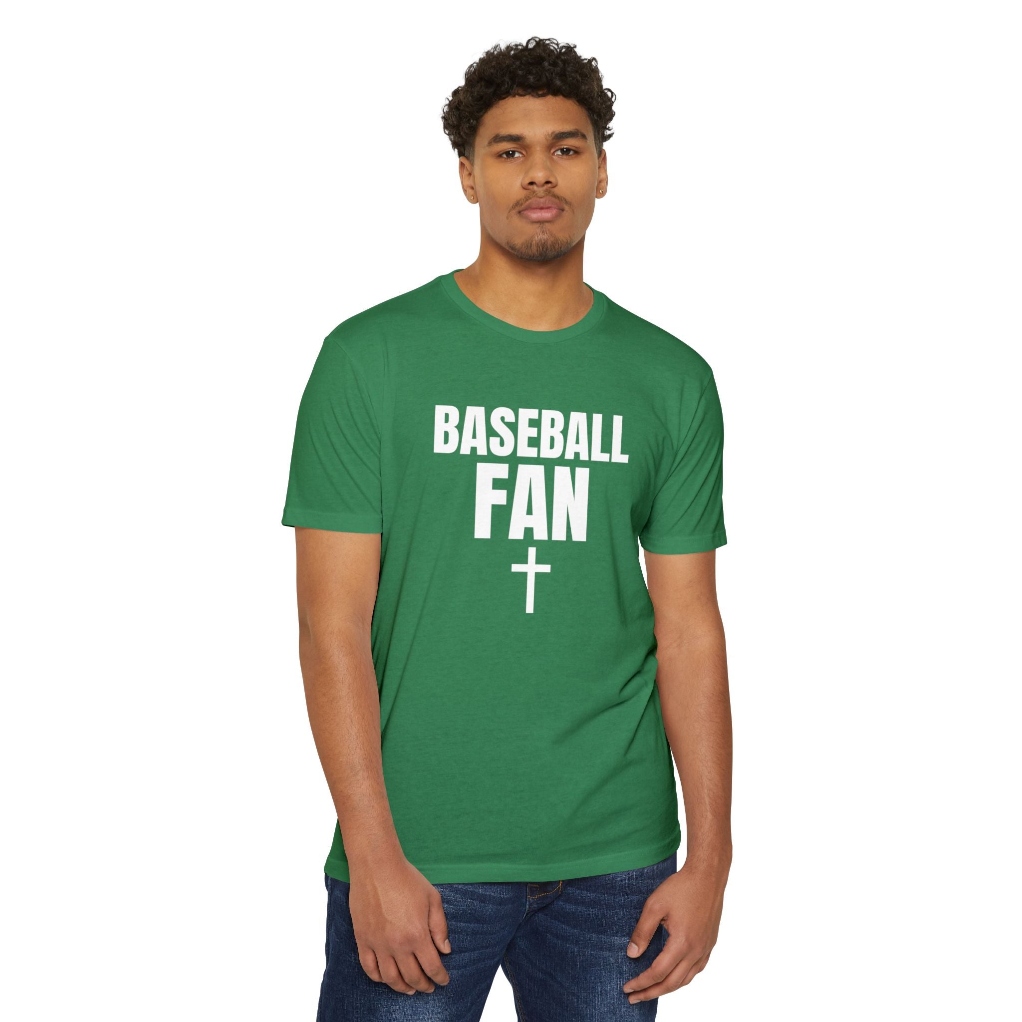 Baseball Fan T-Shirt — Custom Back Name & Number