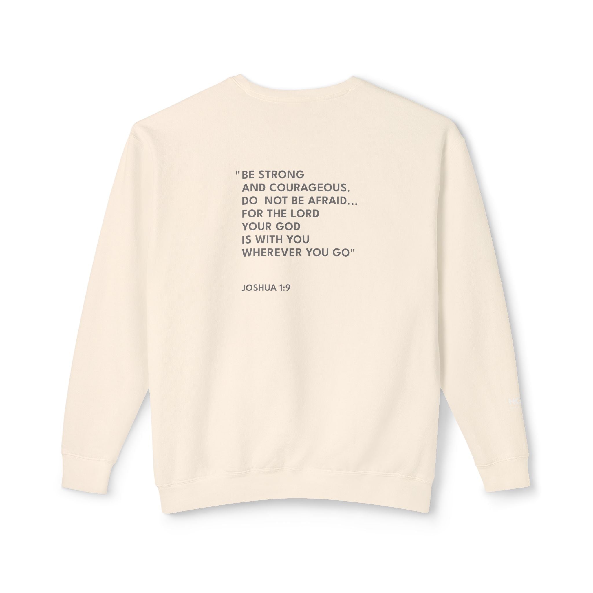 Joshua 1:9 Logo Crewneck Sweatshirt