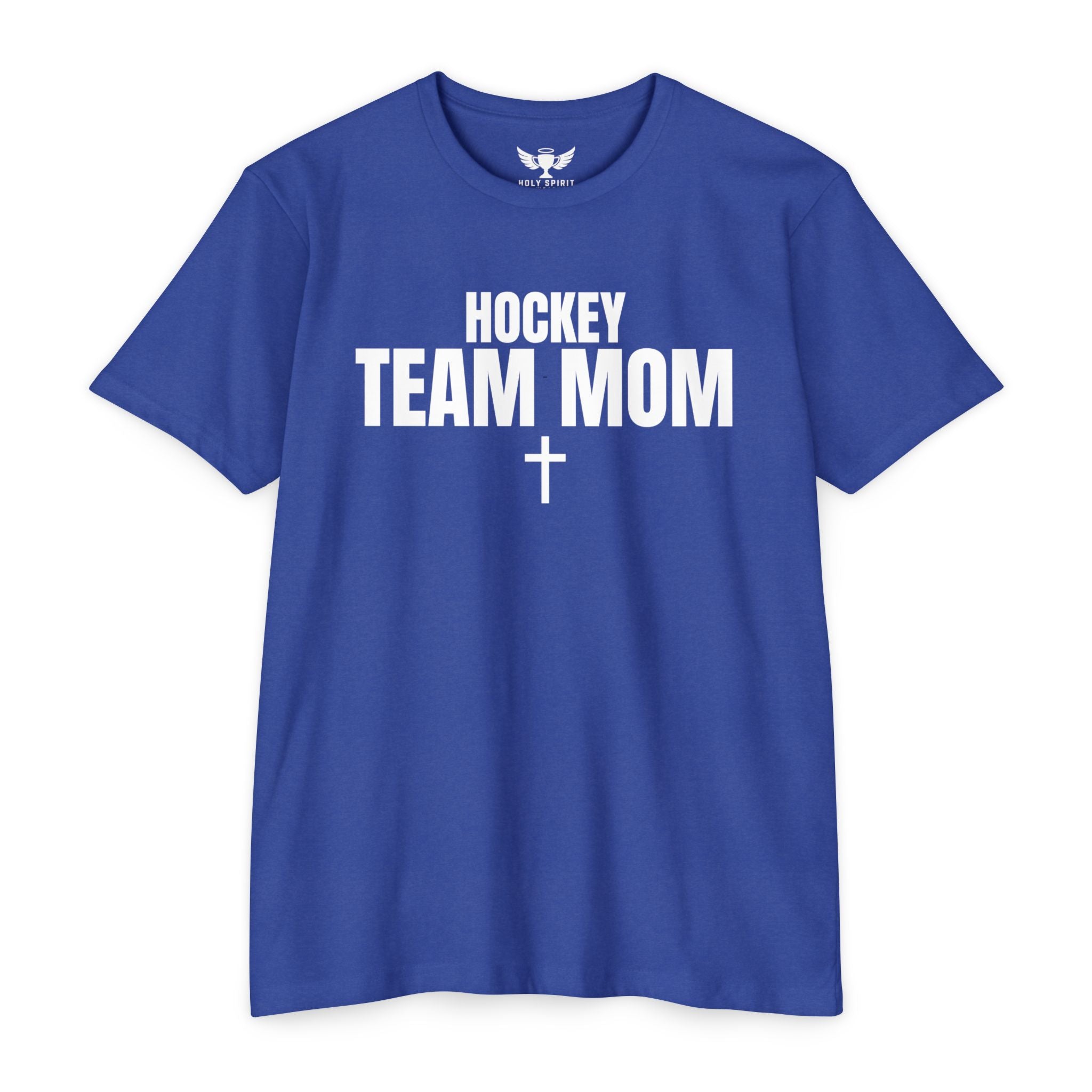 Hockey Team Mom T‑Shirt — Custom Name & Number Sports Tee