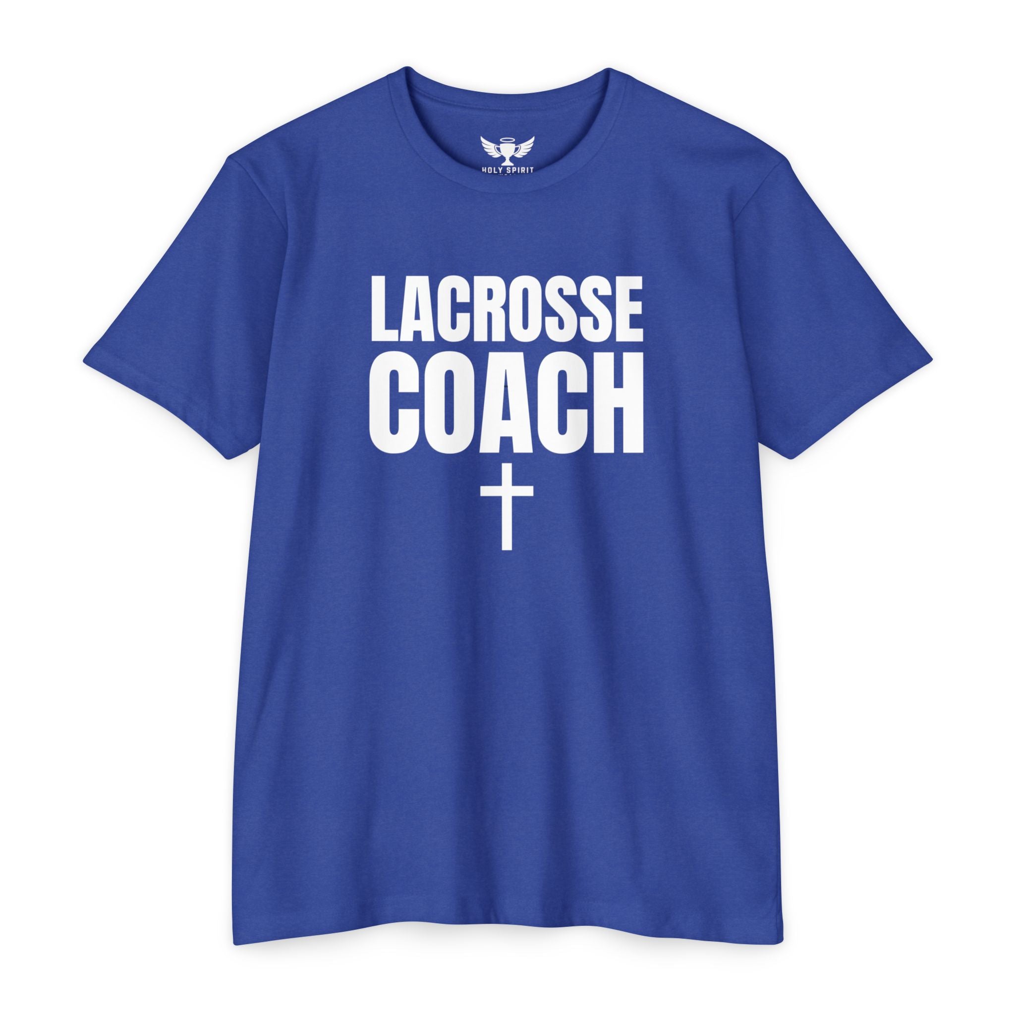 Lacrosse Coach T-Shirt – Custom Name & Number Sports Tee