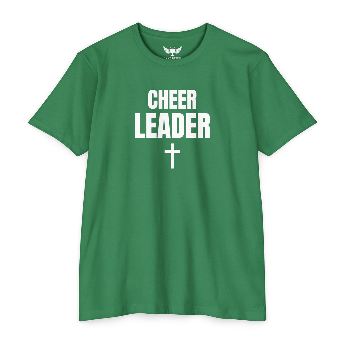 Cheer Leader T-Shirt with Cross — Personalized Back Name & Number