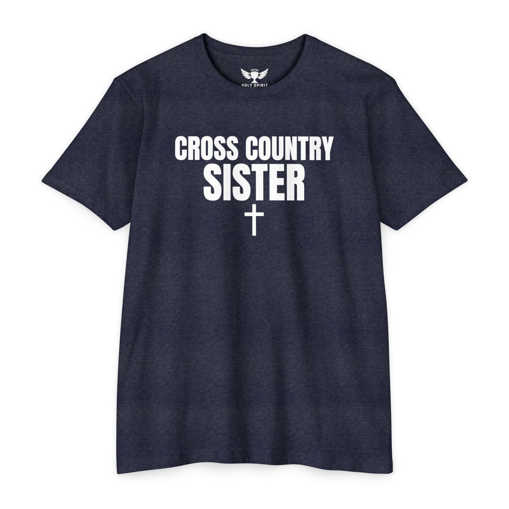 Cross Country Sister T-Shirt — Personalized Back Name & Number
