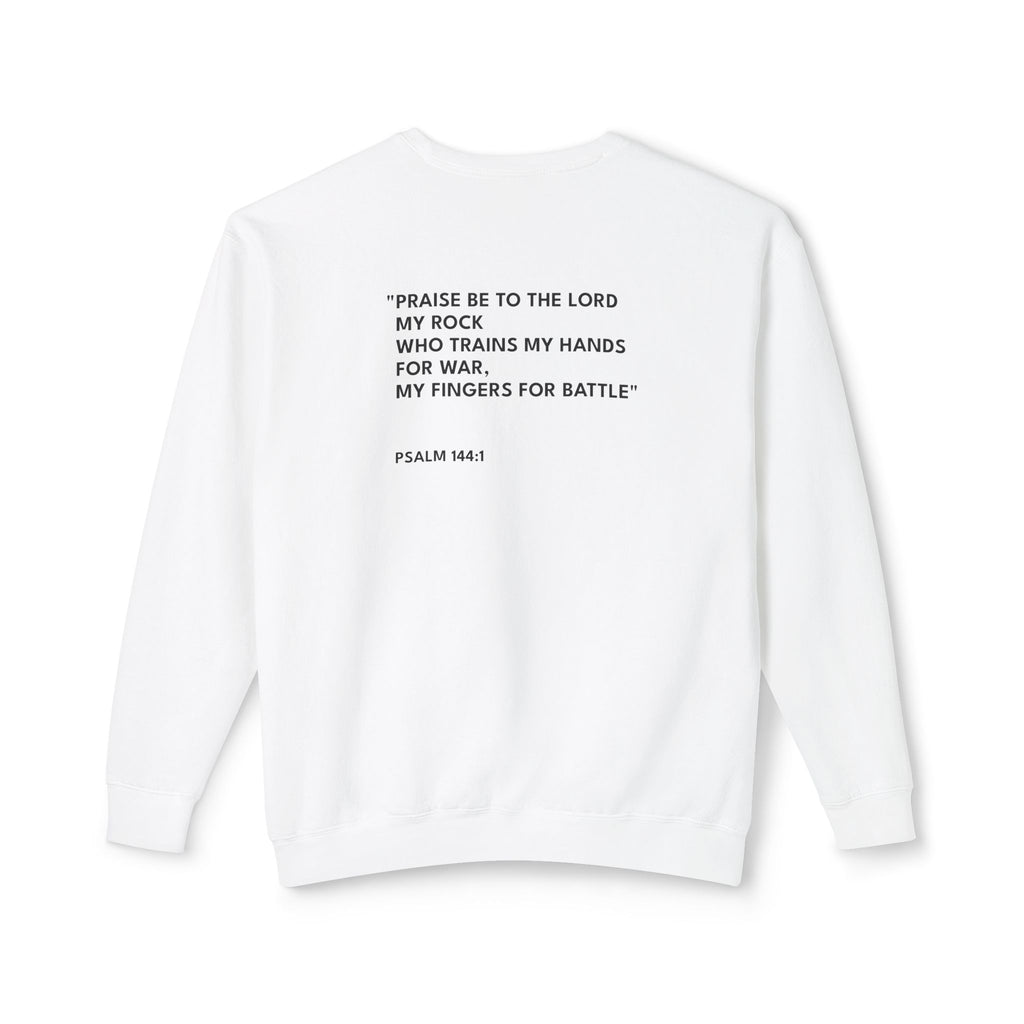 Psalm 144:1 Logo Crewneck Sweatshirt