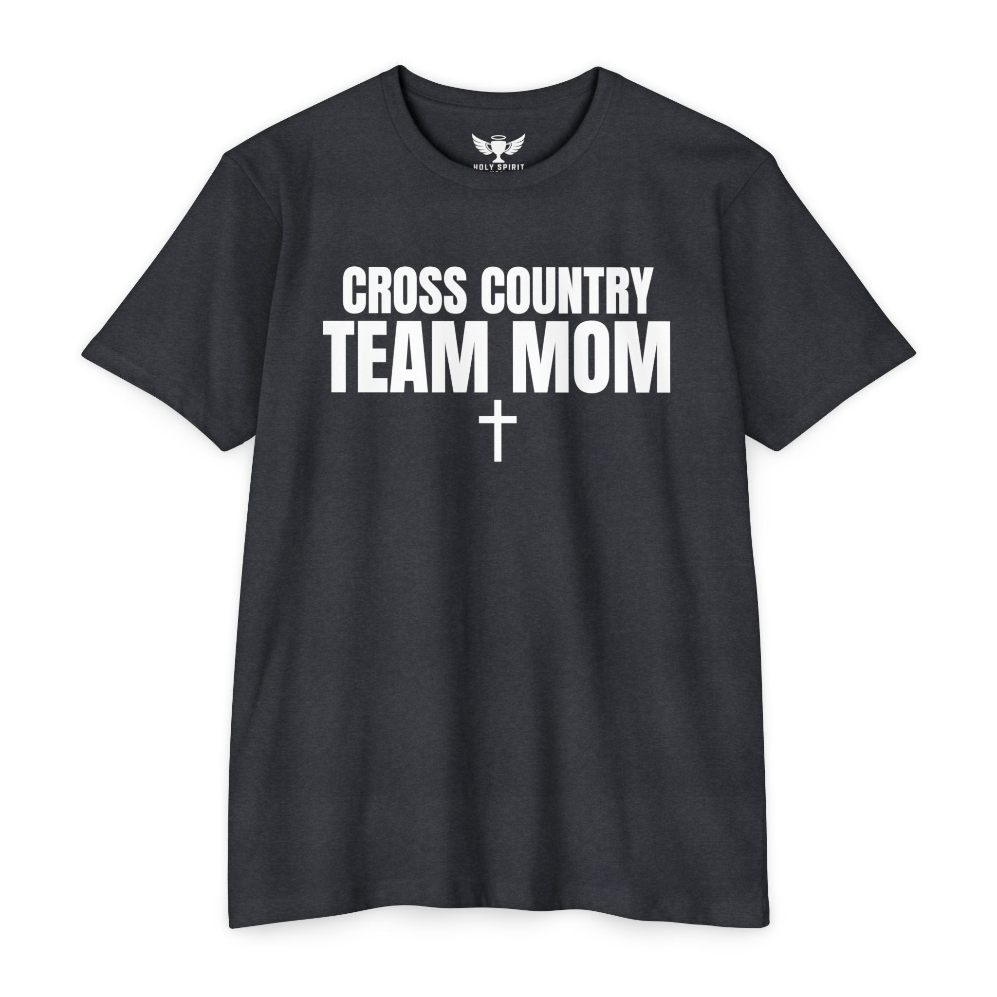 Cross Country Team Mom T-Shirt — Custom Name & Number Sports Tee