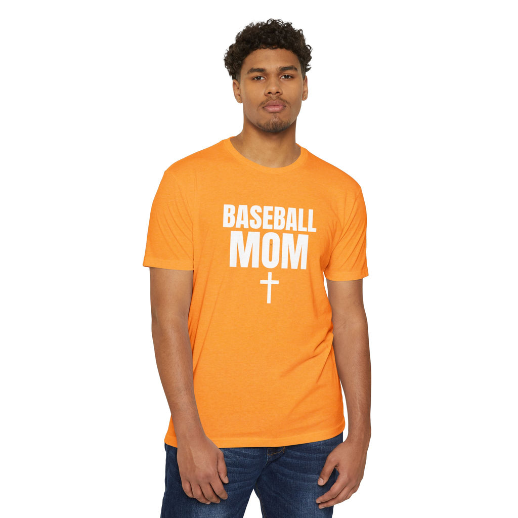 Baseball Mom T-Shirt - Custom Back Name & Number