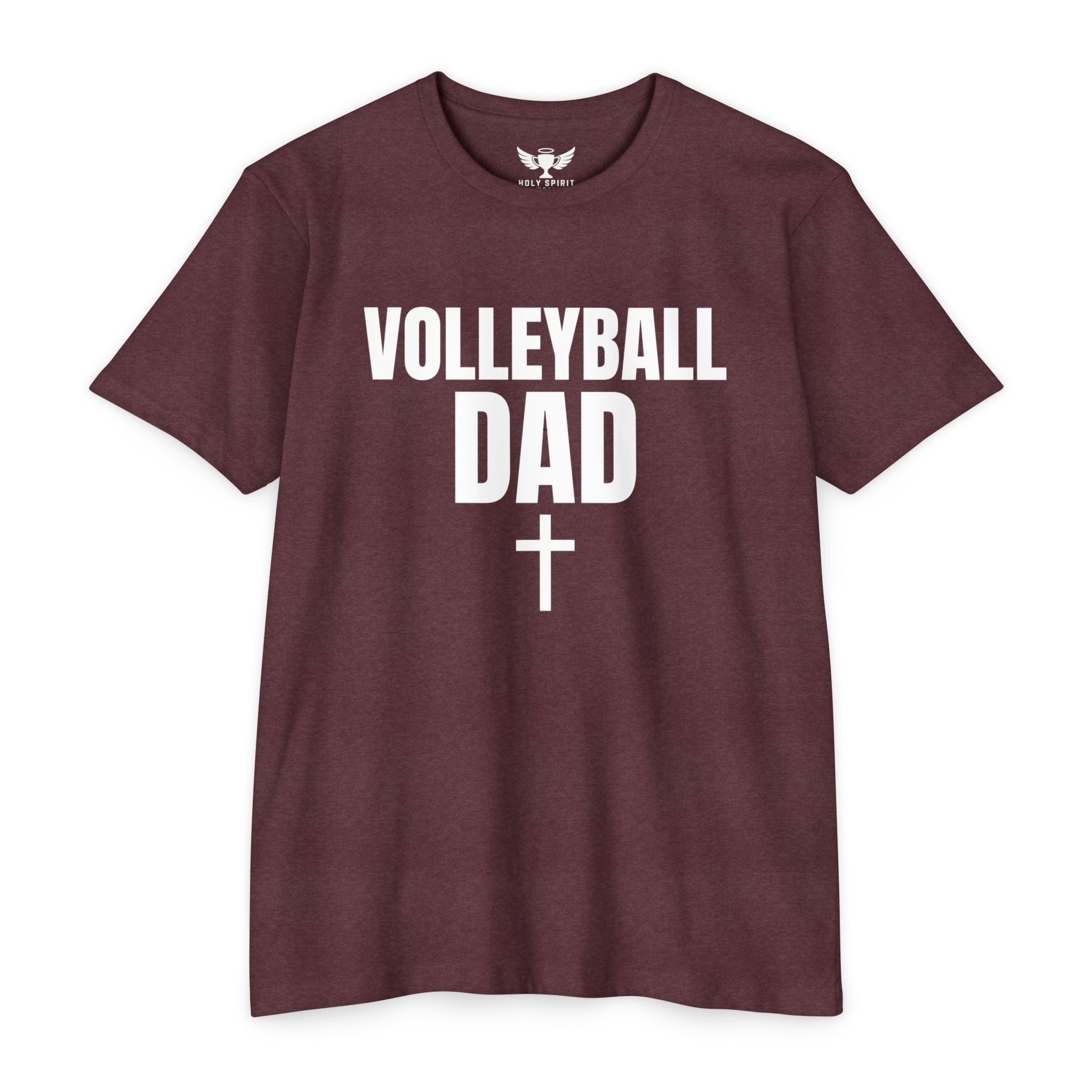 Volleyball Dad T-Shirt — Custom Name & Number Sports Tee
