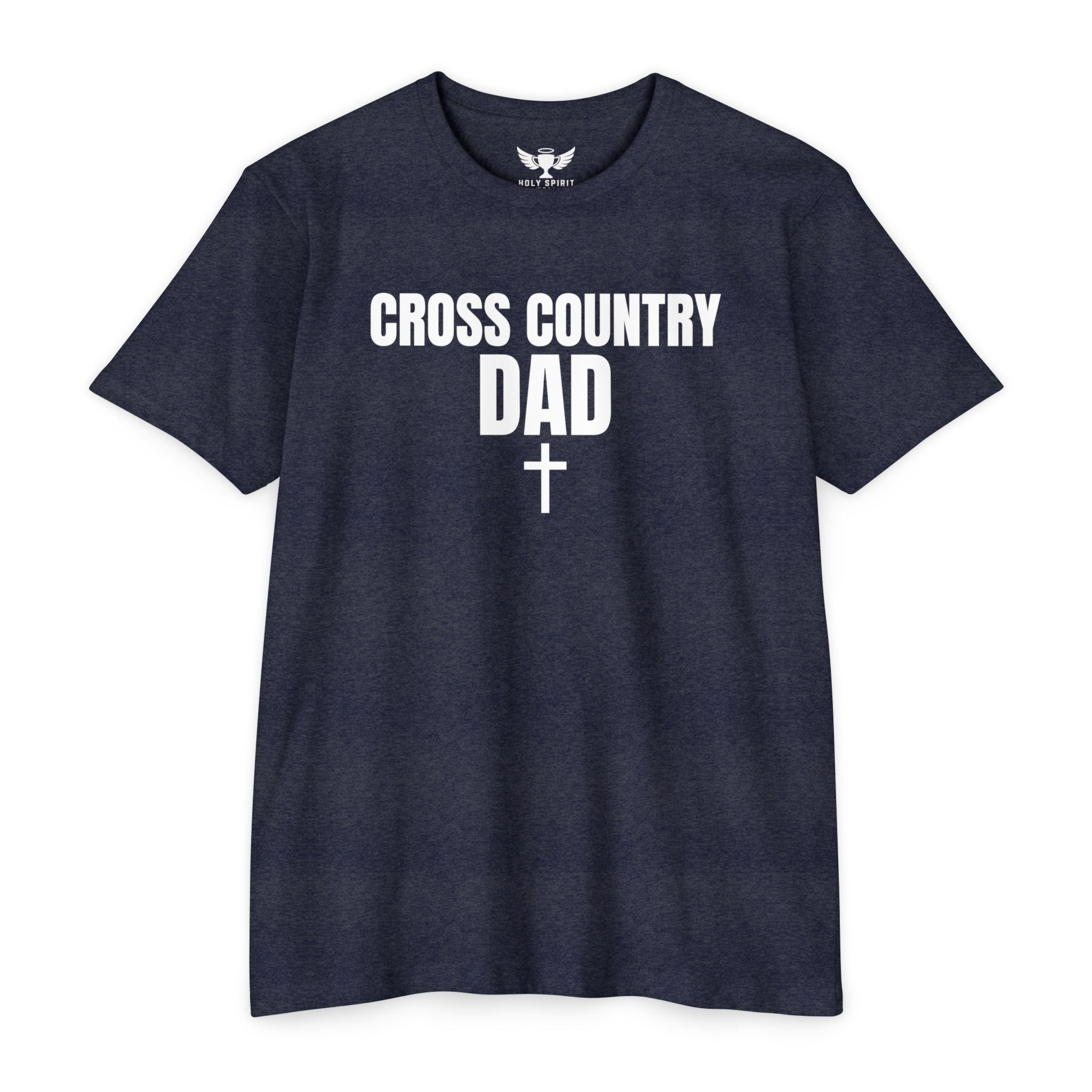 Cross Country Dad T-Shirt — Custom Name & Number Sports Tee