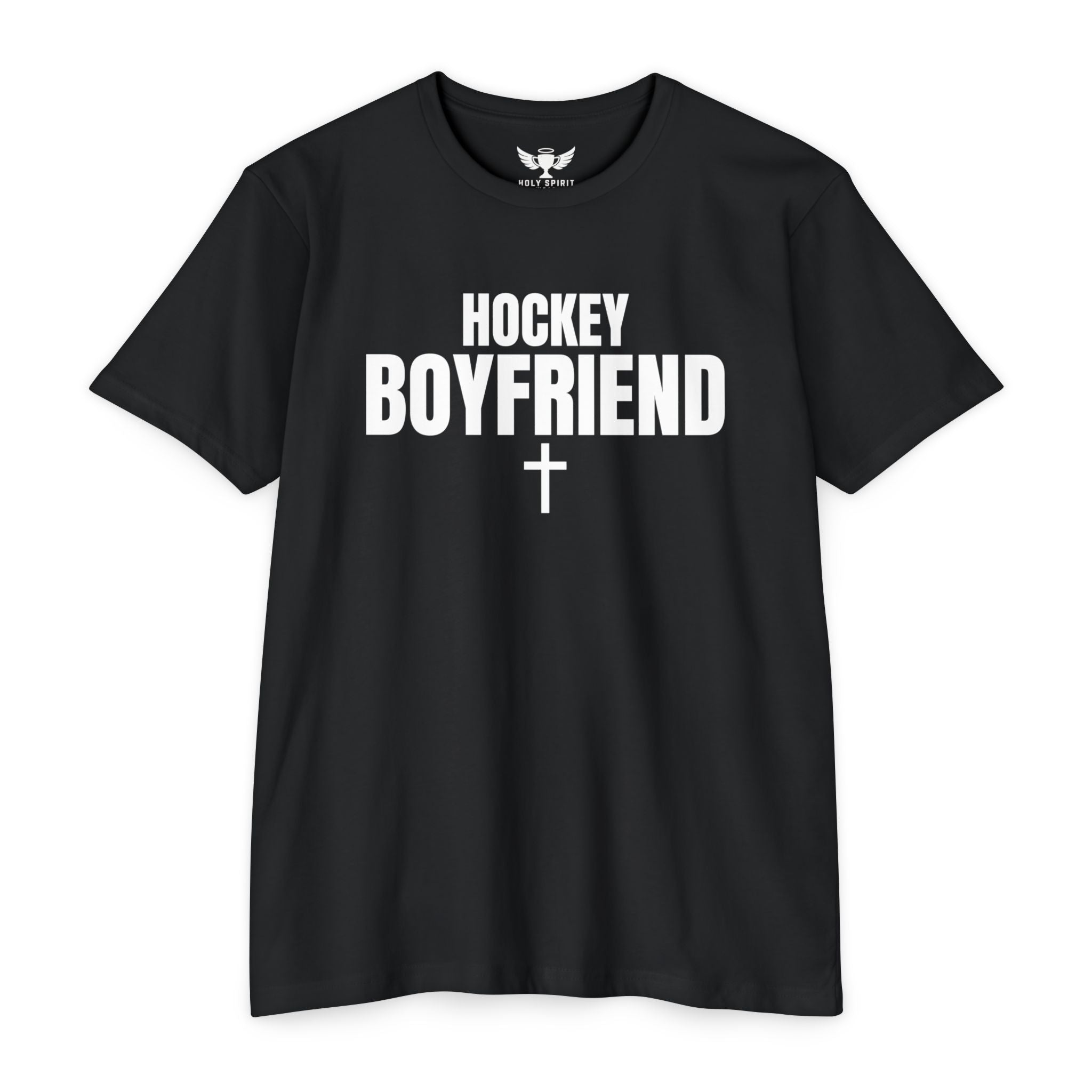 Hockey Boyfriend T-Shirt — Custom Name & Number Sports Tee