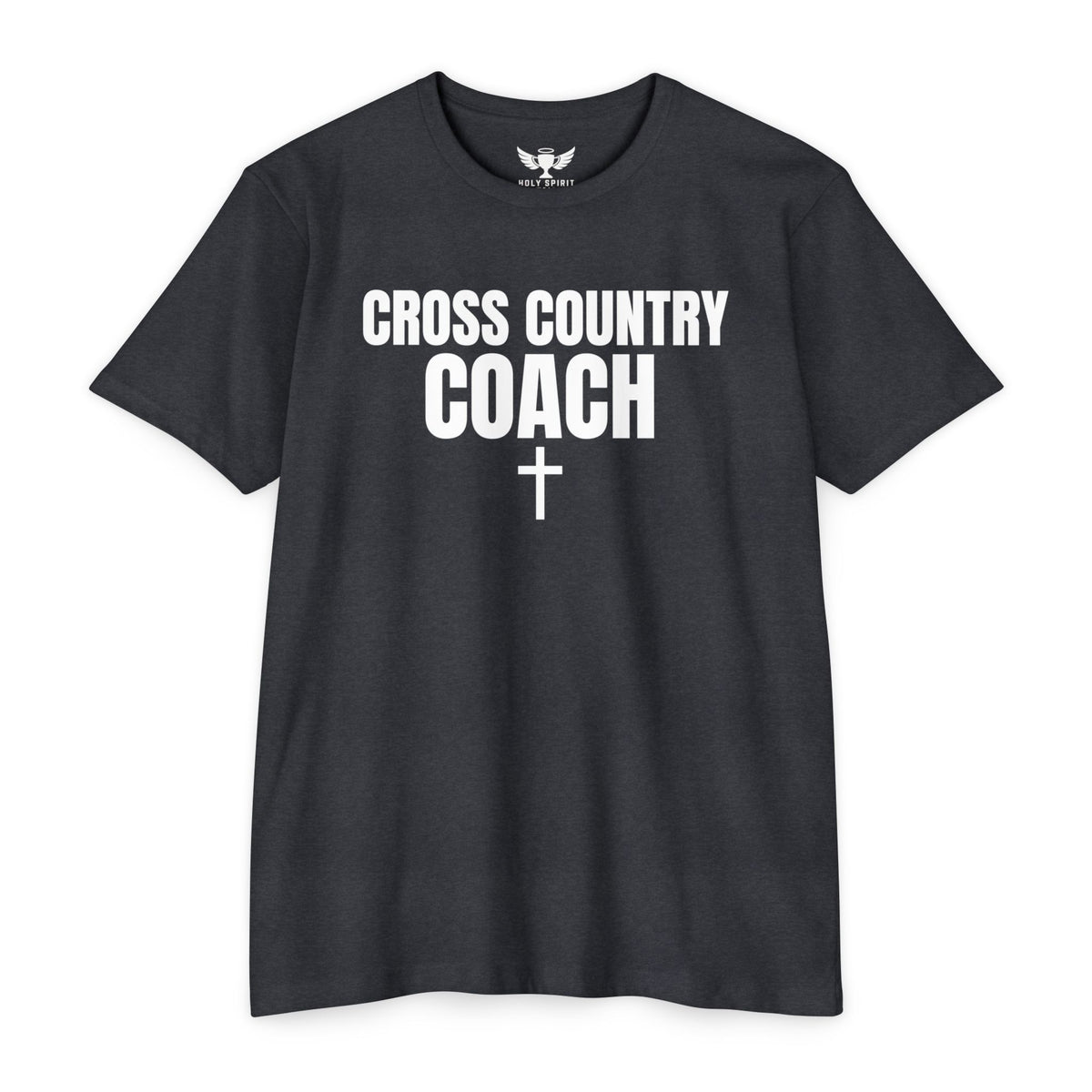 Cross Country Coach T-Shirt — Custom Name & Number Sports Tee