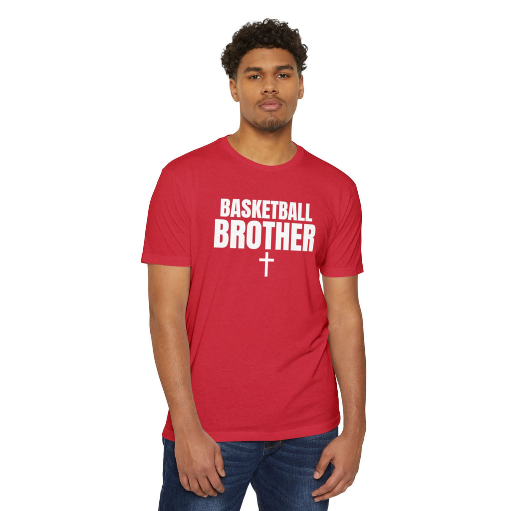 Basketball Brother T-Shirt — Custom Back Name & Number