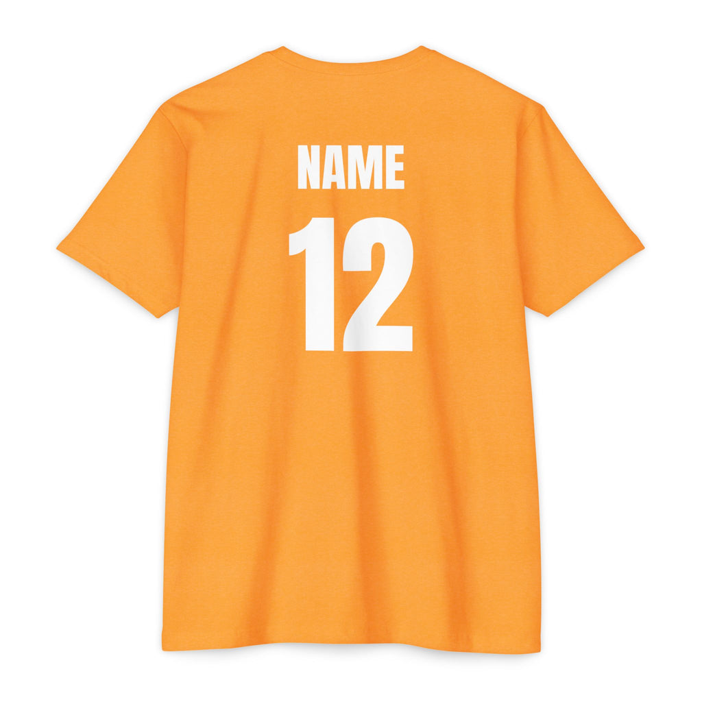 Basketball Coach T-Shirt — Custom Back Name & Number