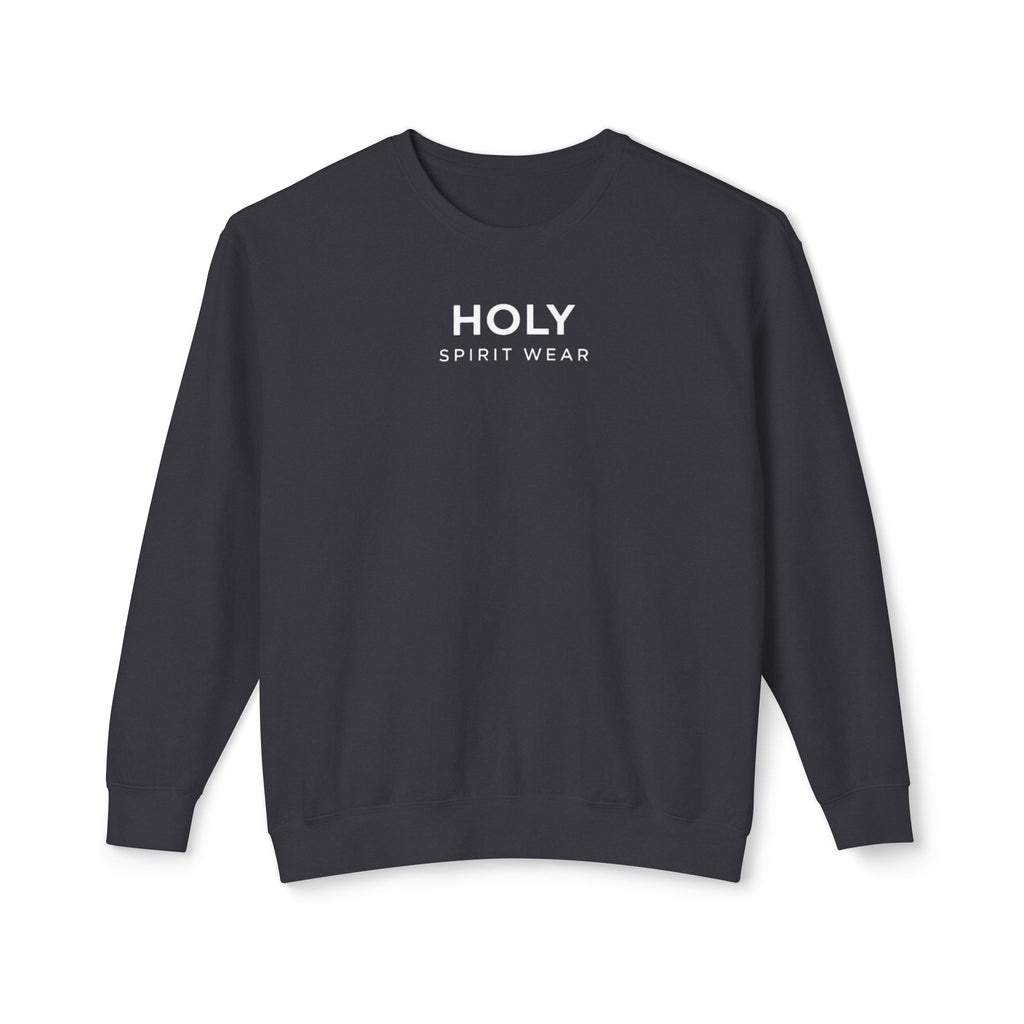 Matthew 19:26 Text Logo Crewneck Sweatshirt
